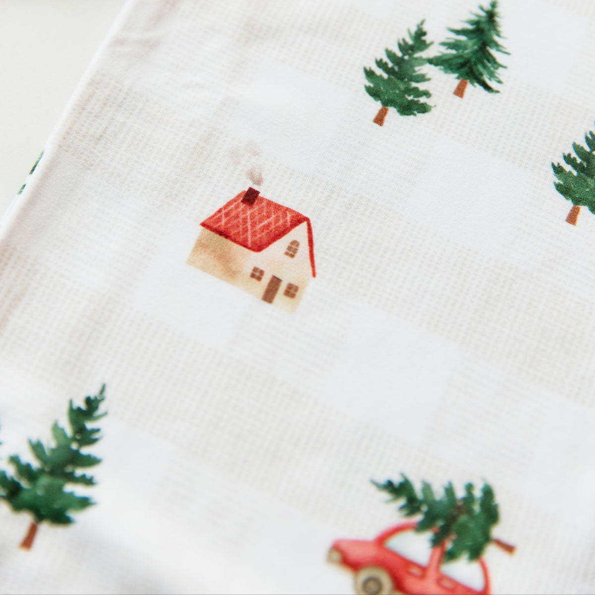 Winter Cottage Bamboo Zippered Romper Lulush The Label Kids Clothing
