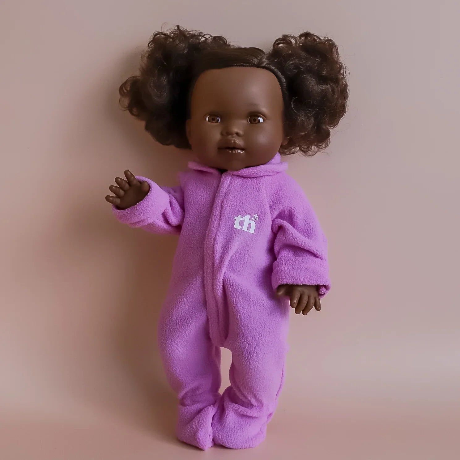 Dark Pink Footed Pajamas - Tiny Harlow