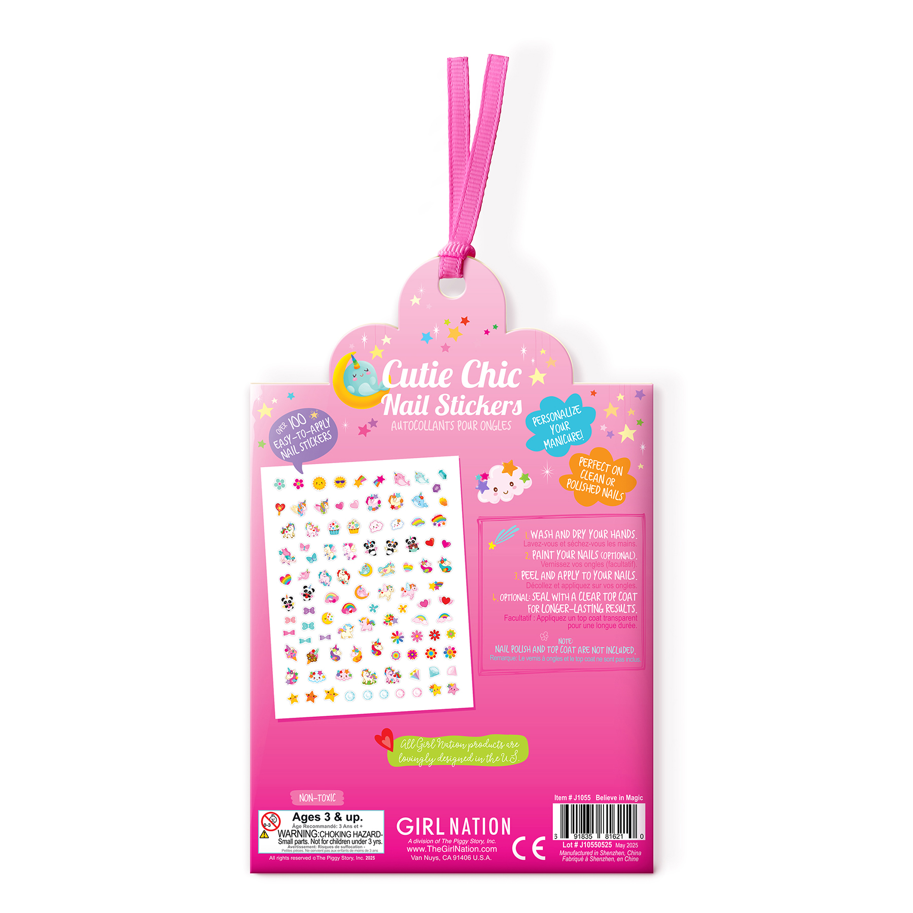 Nail stickers - Believe in magic - Girl Nation