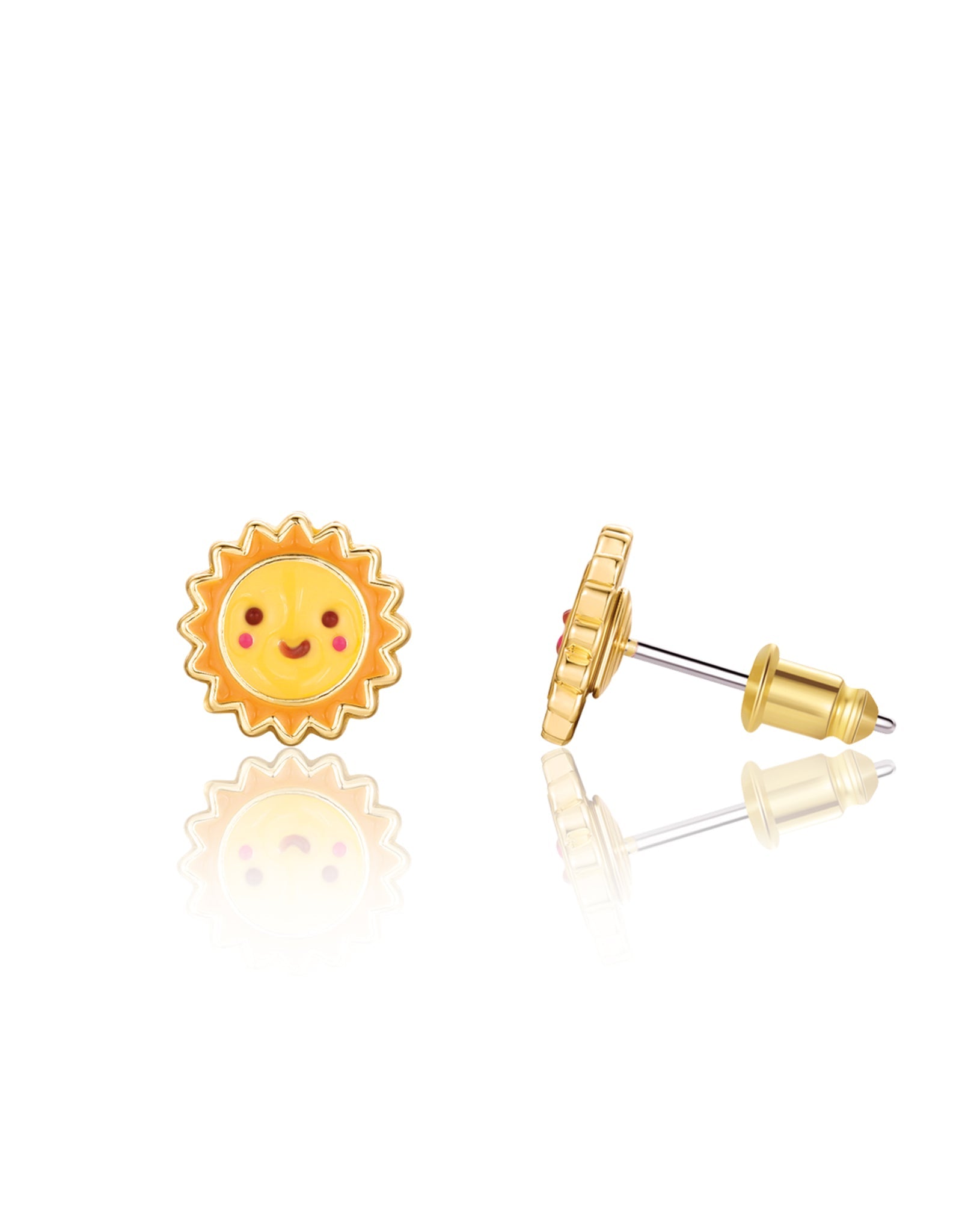 Enamel Stud Earrings - Sunny Day - Girl Nation