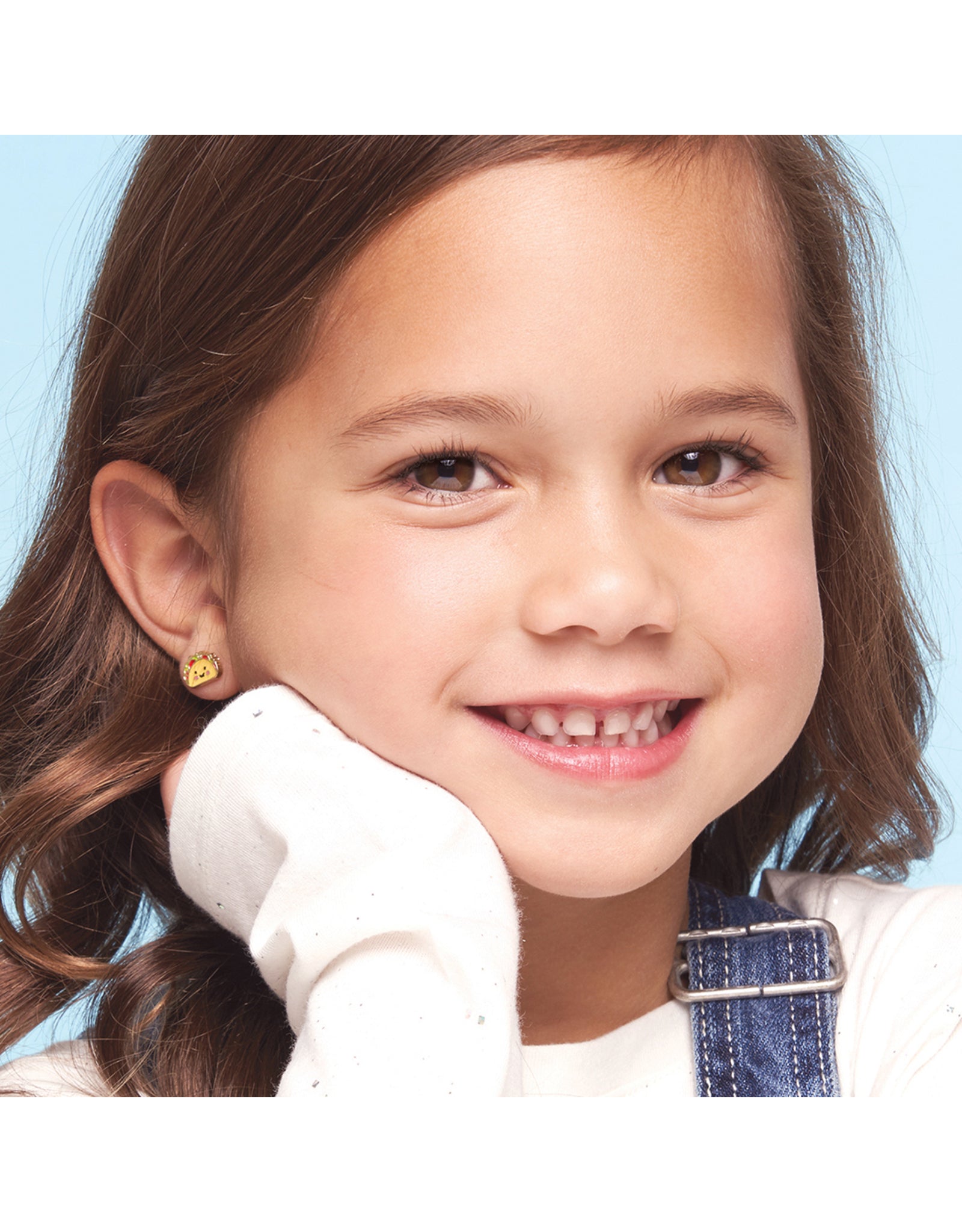 Enamel Stud Earrings - Taco Belle - Girl Nation