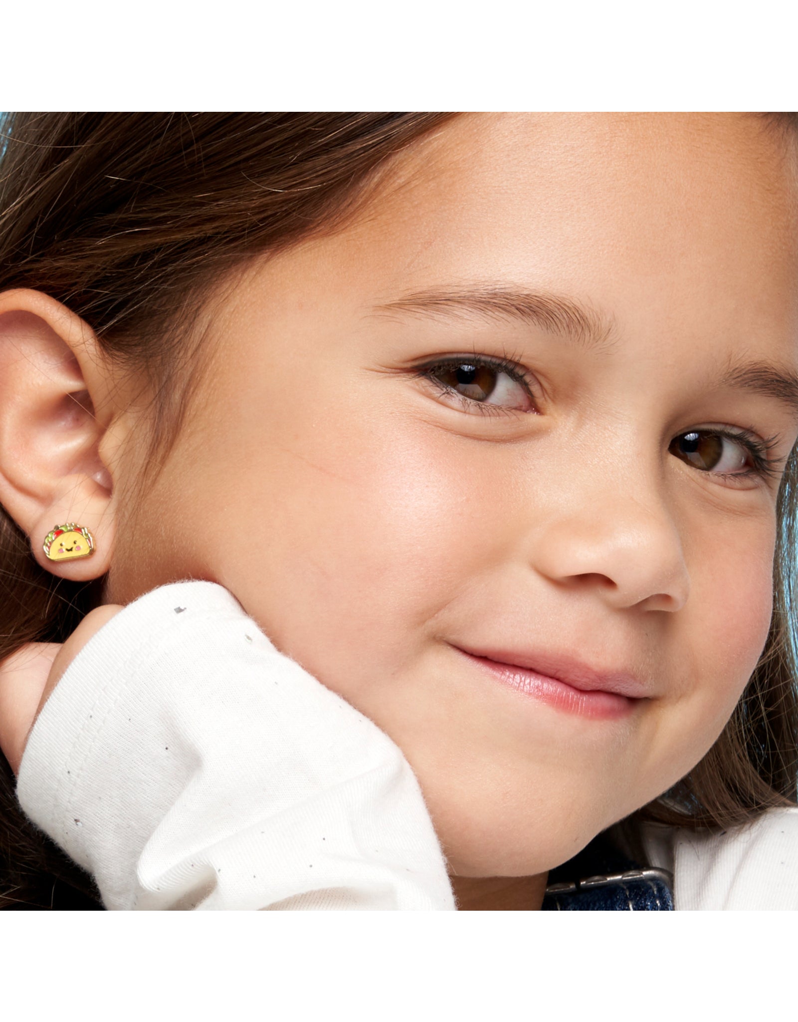 Enamel Stud Earrings - Taco Belle - Girl Nation