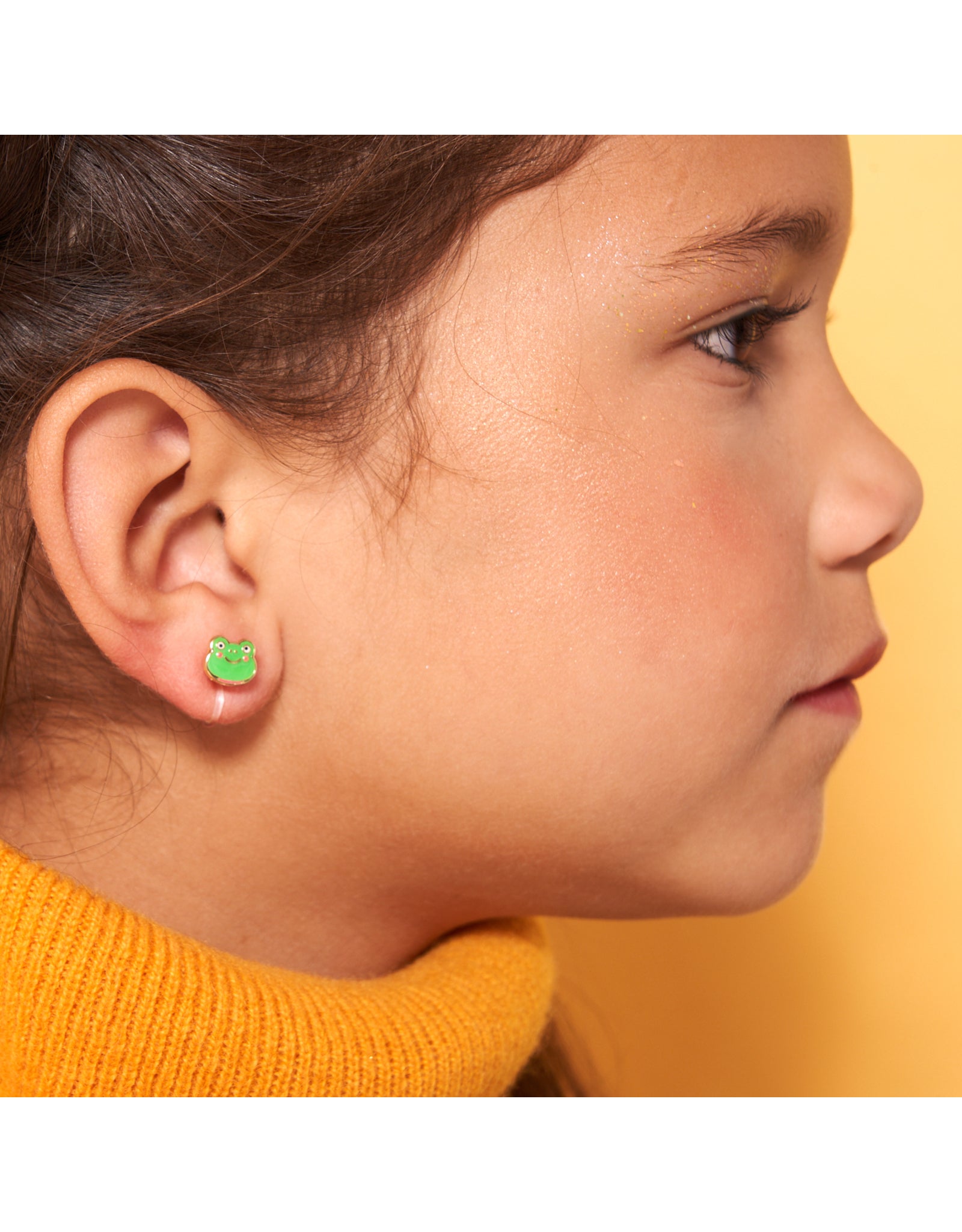 Enamel Clip-on Earrings - Rainbow Flower - Girl Nation