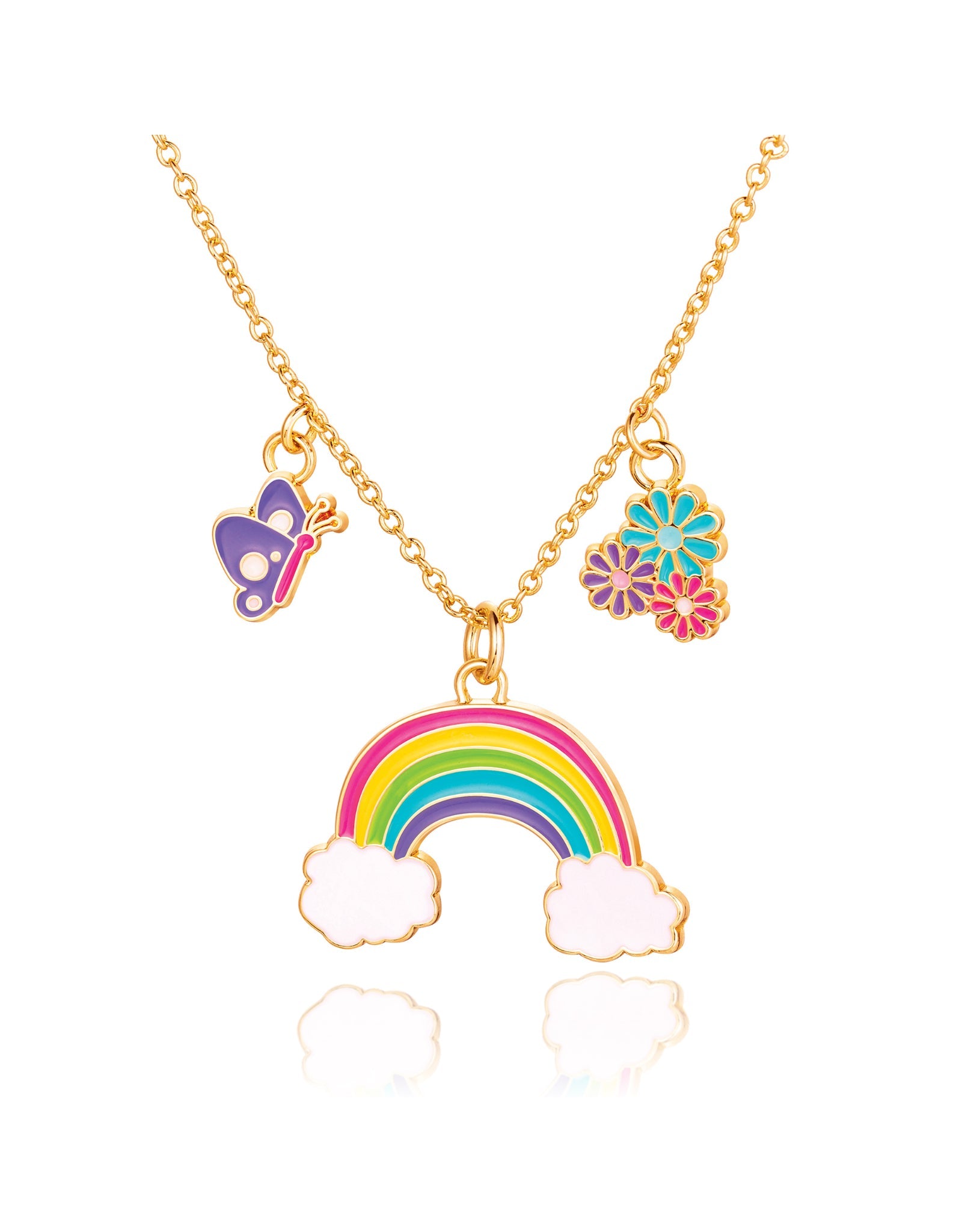 Charming Whimsy Necklace - Rainbow - Girl Nation