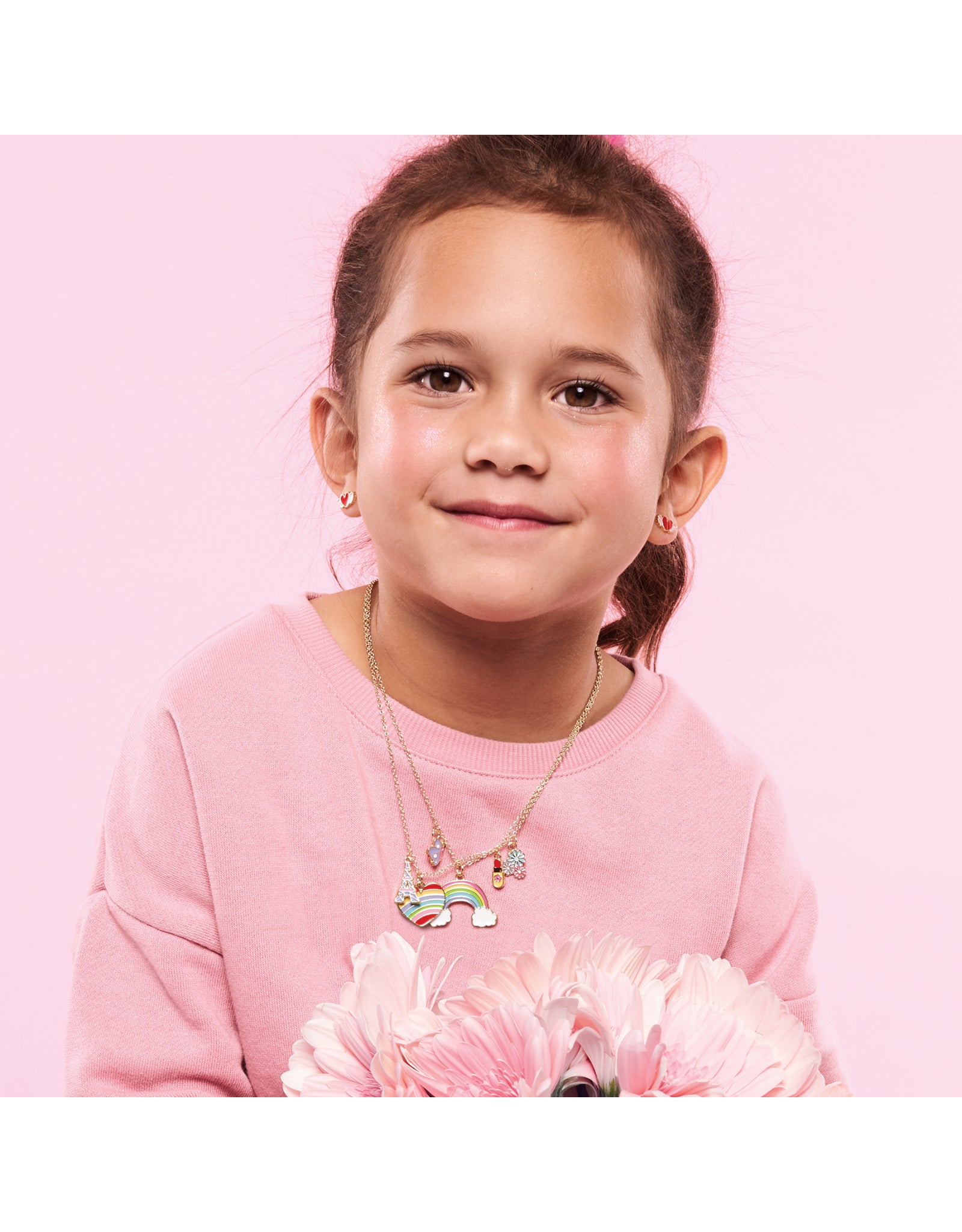 Charming Whimsy Necklace - Rainbow - Girl Nation