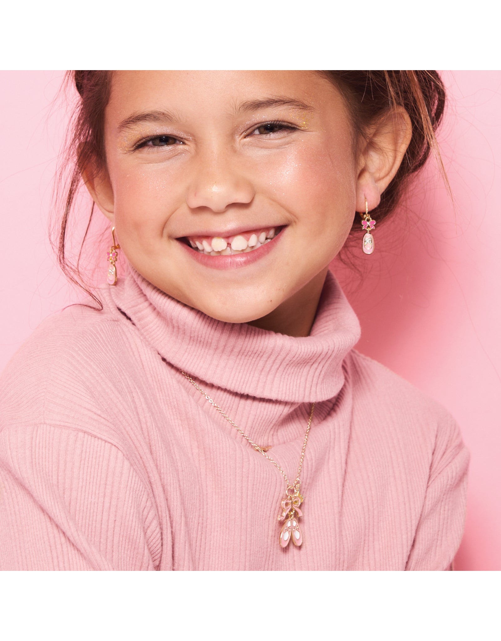 Charming Whimsy Necklace - Ballet Shoes - Girl Nation