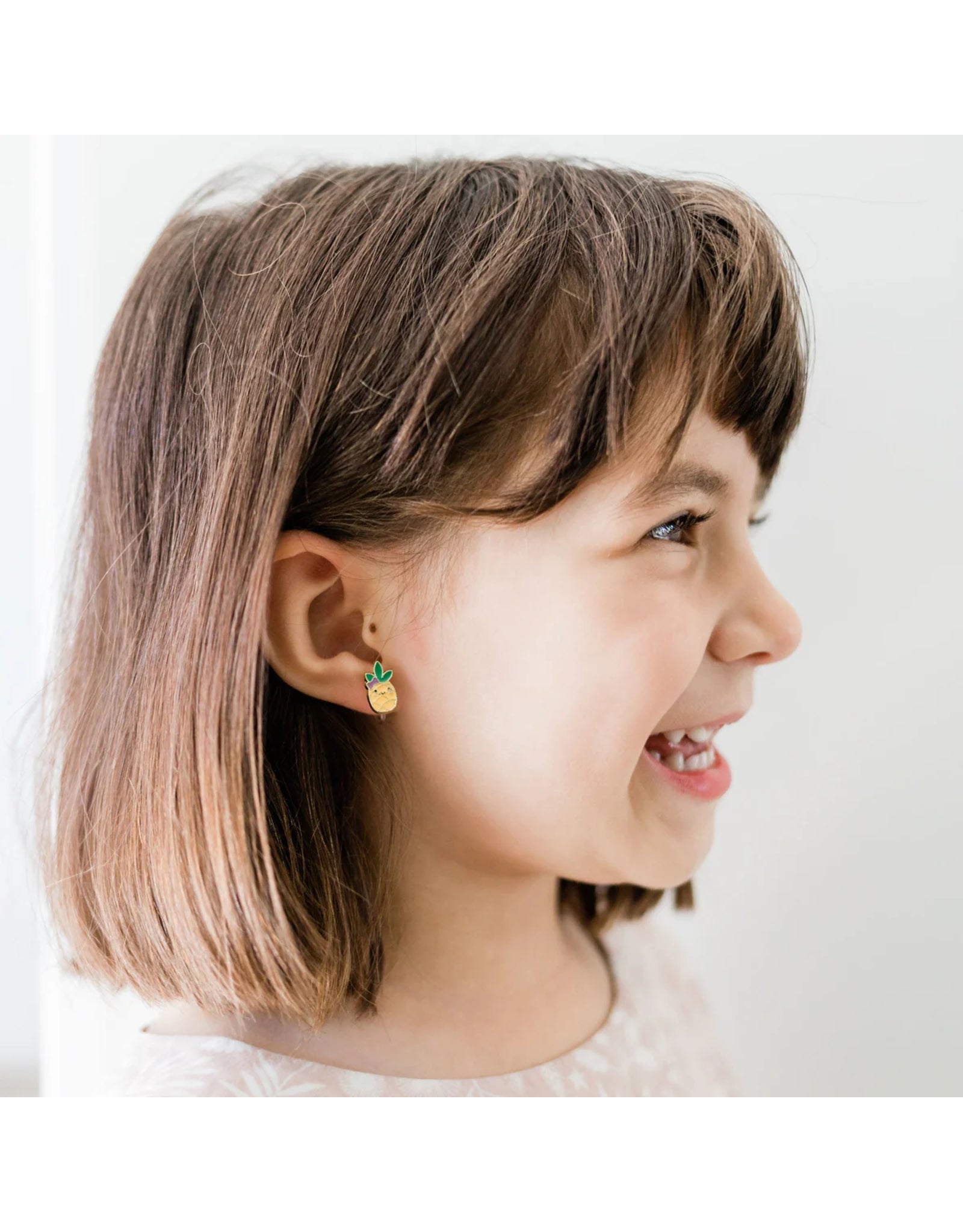 Enamel Stud Earrings - Bouncy Bunny - Girl Nation