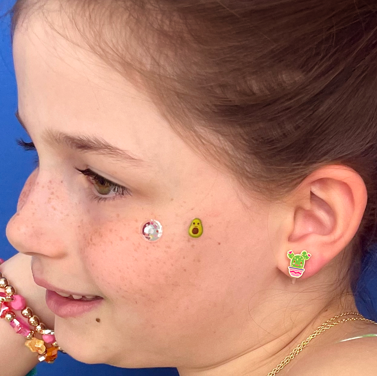 Enamel Stud Earrings - Cactus - Girl Nation