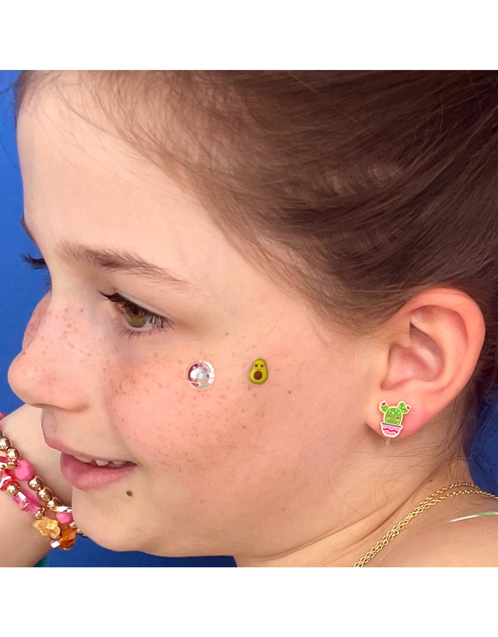 Enamel Clip-on Earrings - Cactus - Girl Nation