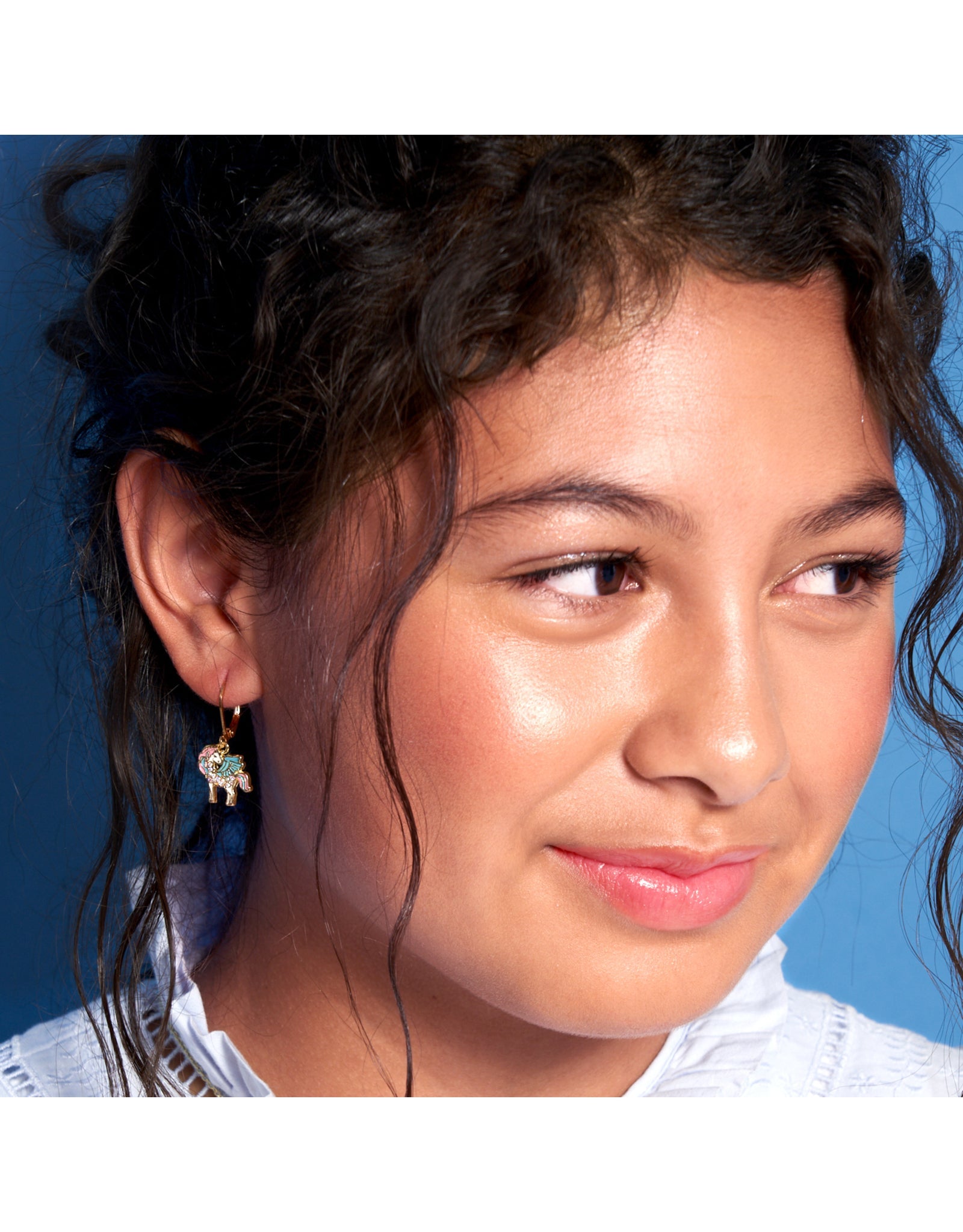 Lever Back Earrings - Crystal Unicorn Magic - Girl Nation