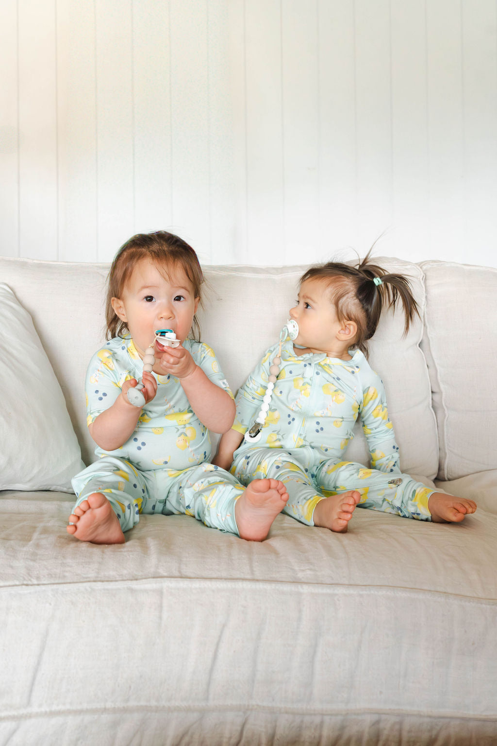Short Sleeve Long Pants Pajama Set  - Lemon Squeezy