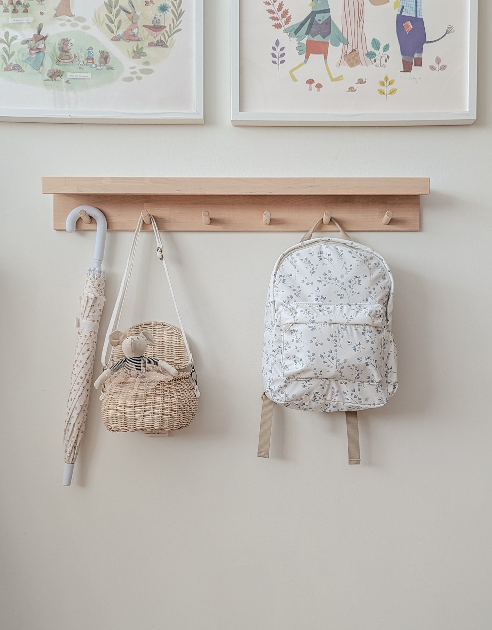 Mini Backpack - Delicate Flowers - Menoum