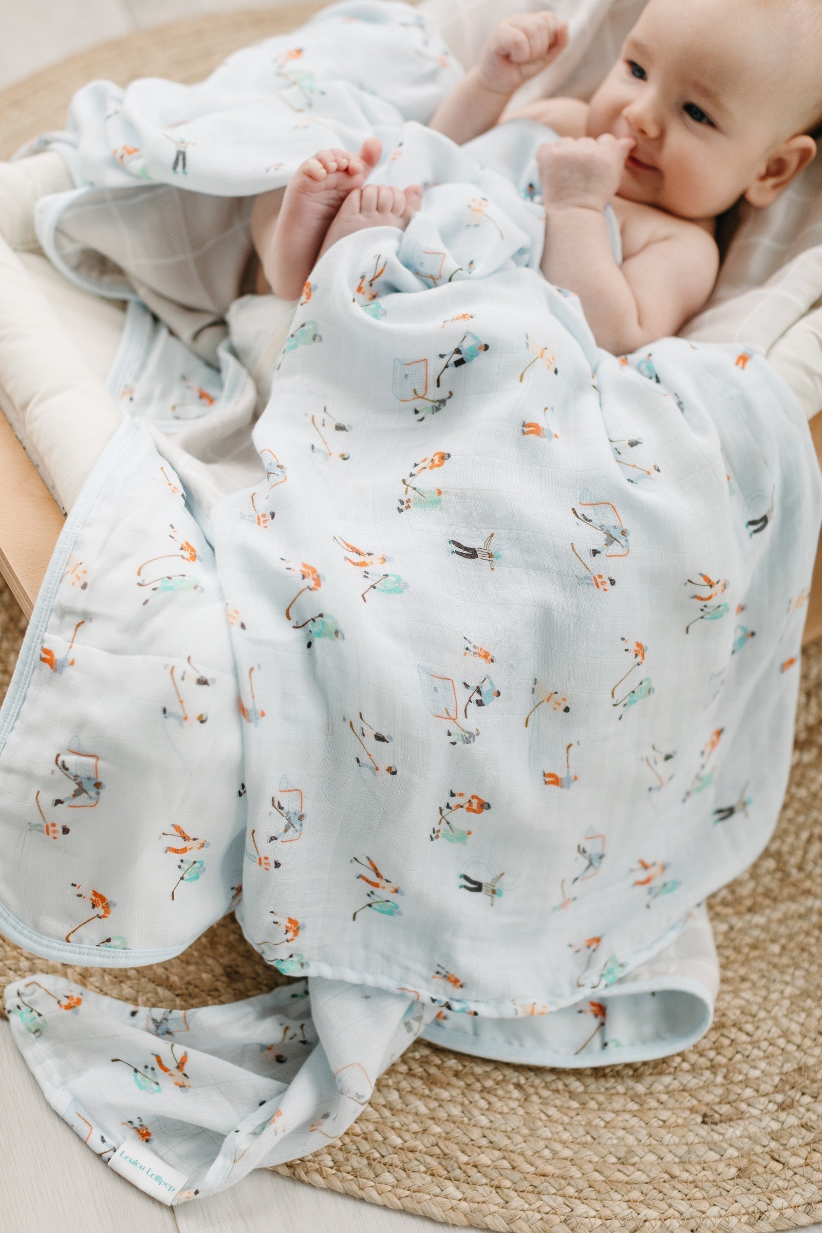 Muslin Swaddle - Ice Hockey
