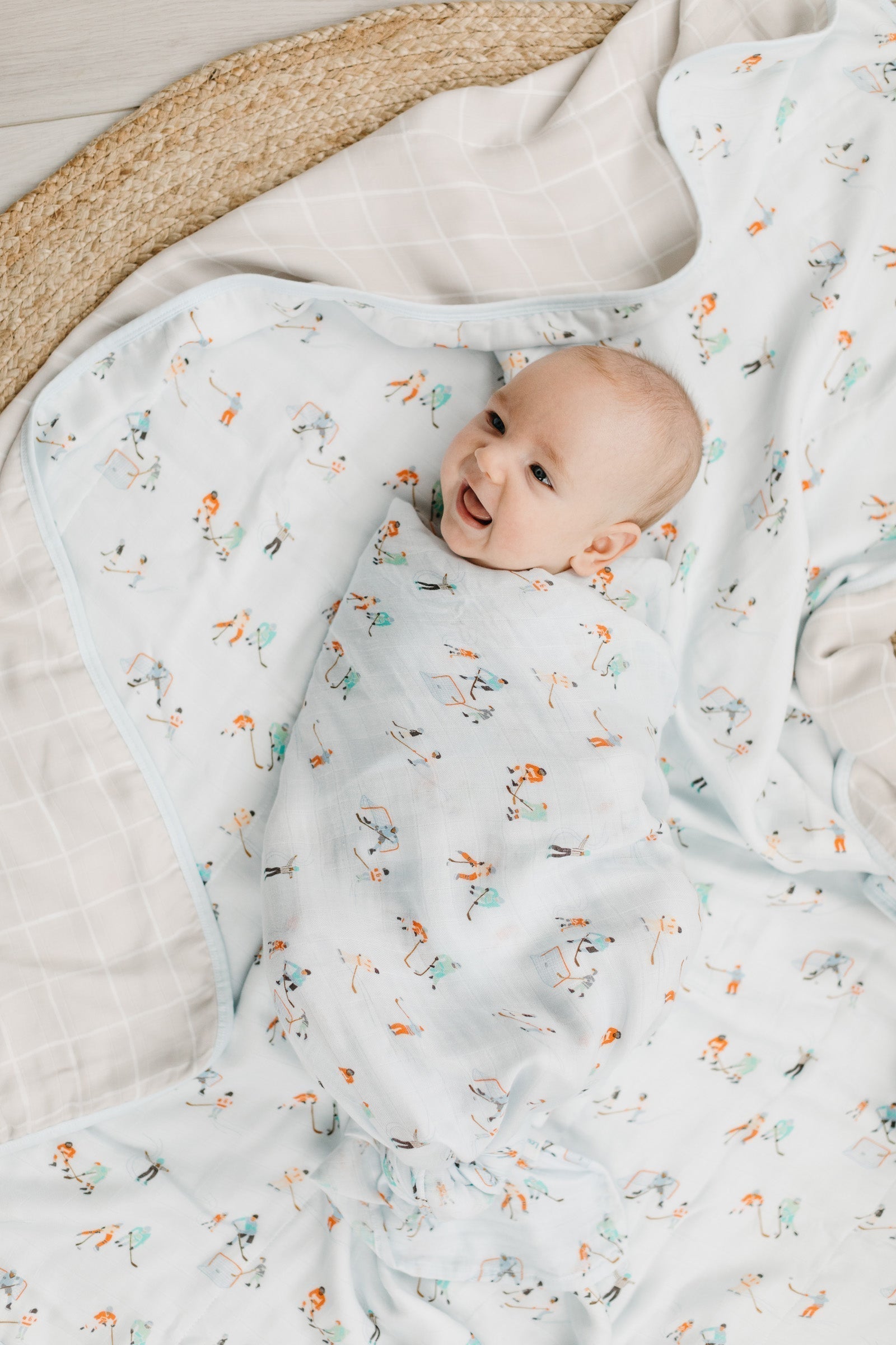Muslin Swaddle - Ice Hockey