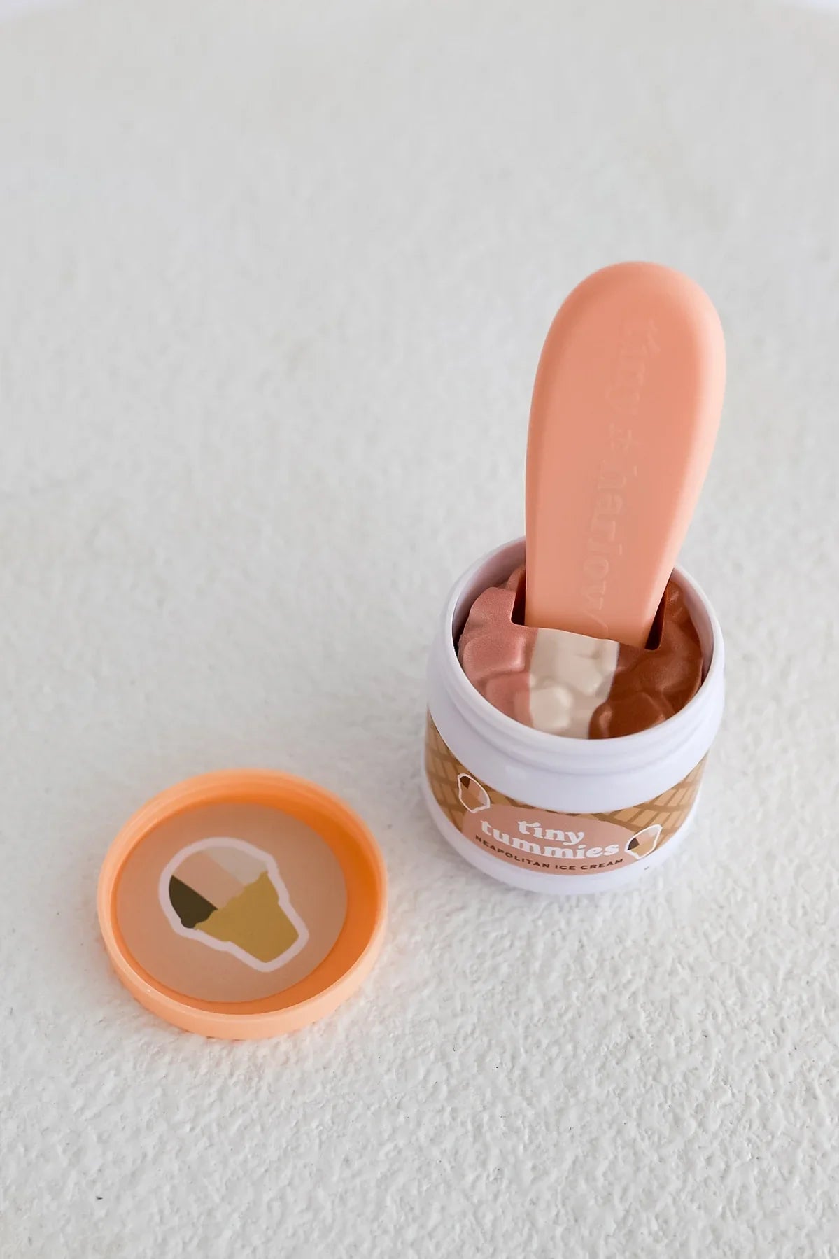 Tiny Tummies Napolitan Icecream jar and spoon set - Tiny Harlow