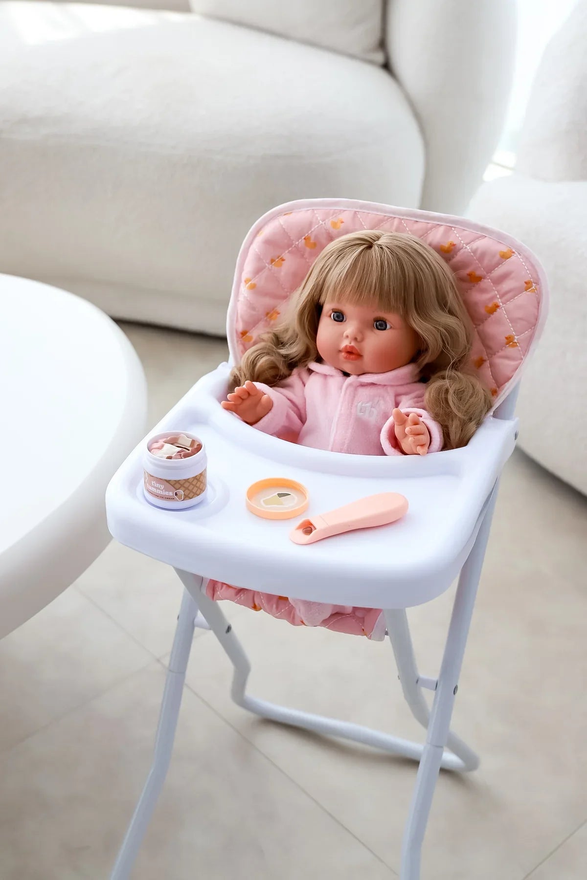 Tiny Tummies Napolitan Icecream jar and spoon set - Tiny Harlow