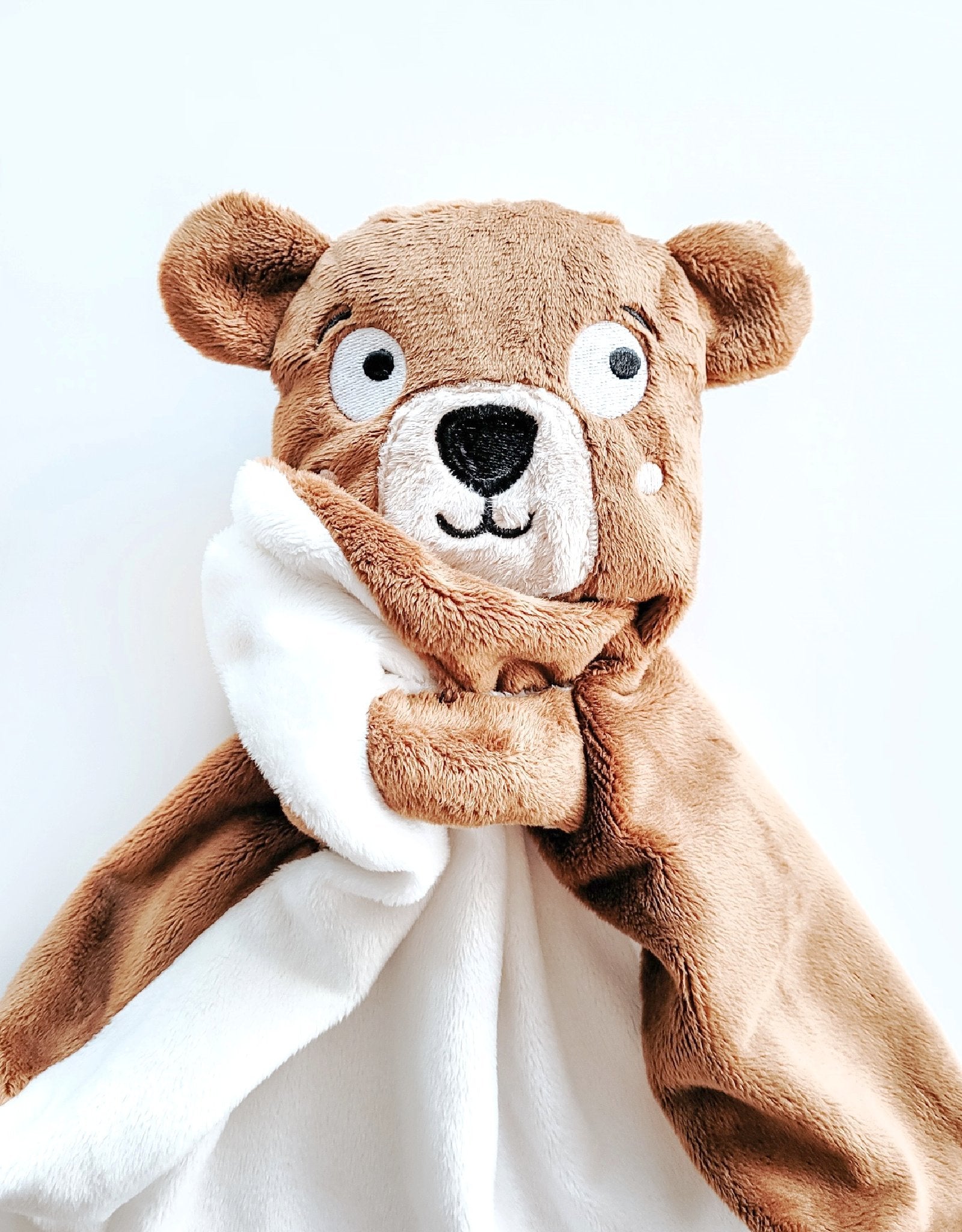 Baby Blankie - Winston the brown bear - Veille sur toi