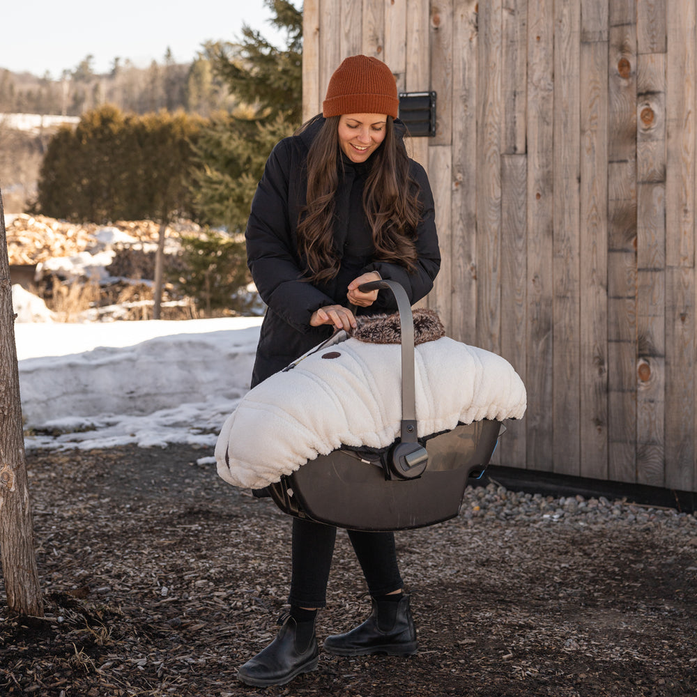 Housse hiver pour siège d'auto - Collection Sherpa (-30°C à 5°C) Petit Coulou