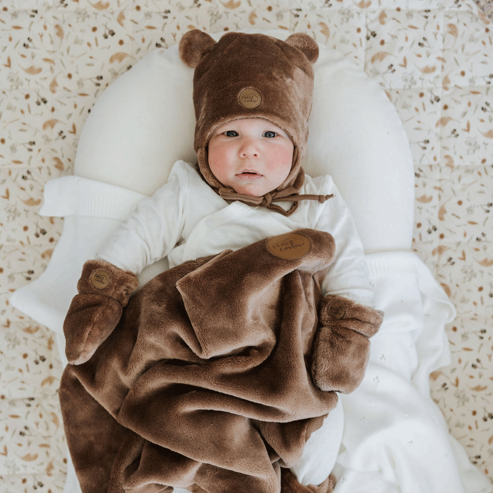 Coffret cadeau Ourson Minky pour bébé (4 accessoires) Petit Coulou