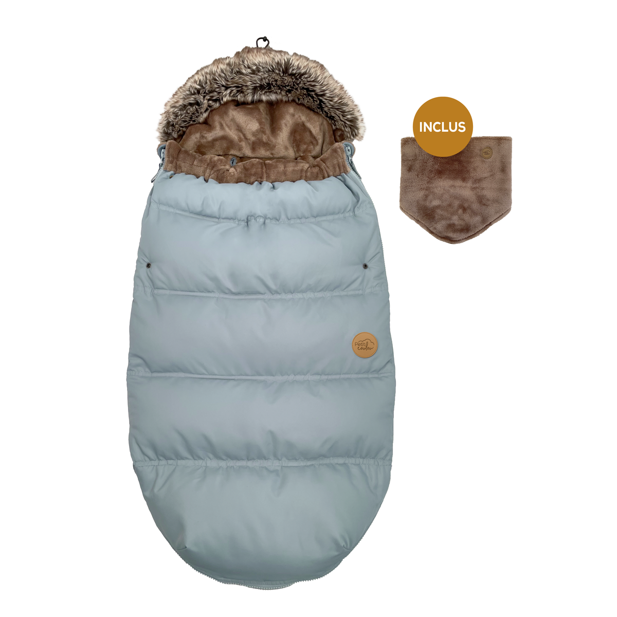 Housse chancelière pour landau et poussette (-30°C à 10°C) Petit Coulou