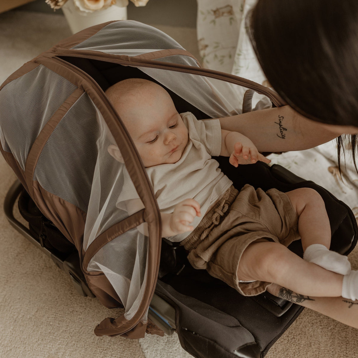 Housse été 4-en-1 pour siège d'auto Petit Coulou