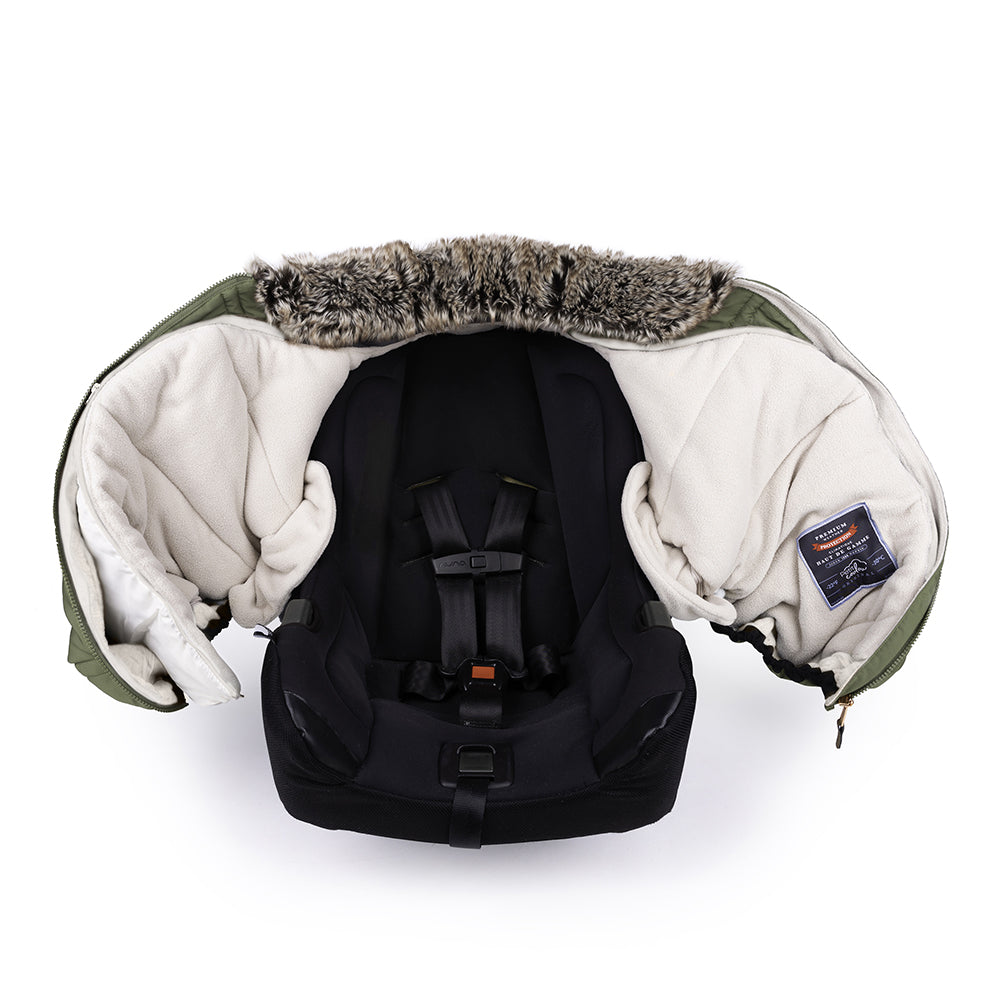 Housse 3 saisons pour siège d'auto - Collection Sherpa (-30°C à 15°C) Petit Coulou