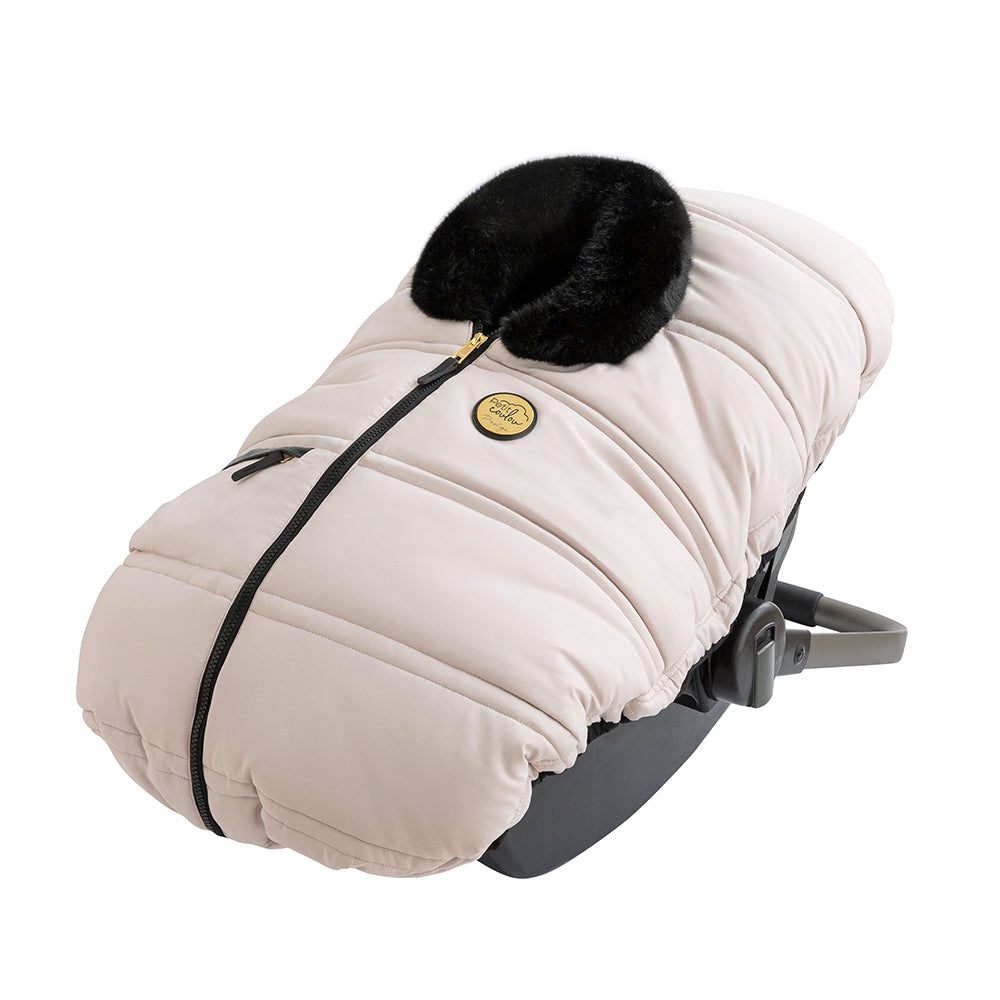 Ensemble de luxe: Housse 3 saisons pour siège d'auto & Fond isolant (-30°C à 15°C) Petit Coulou