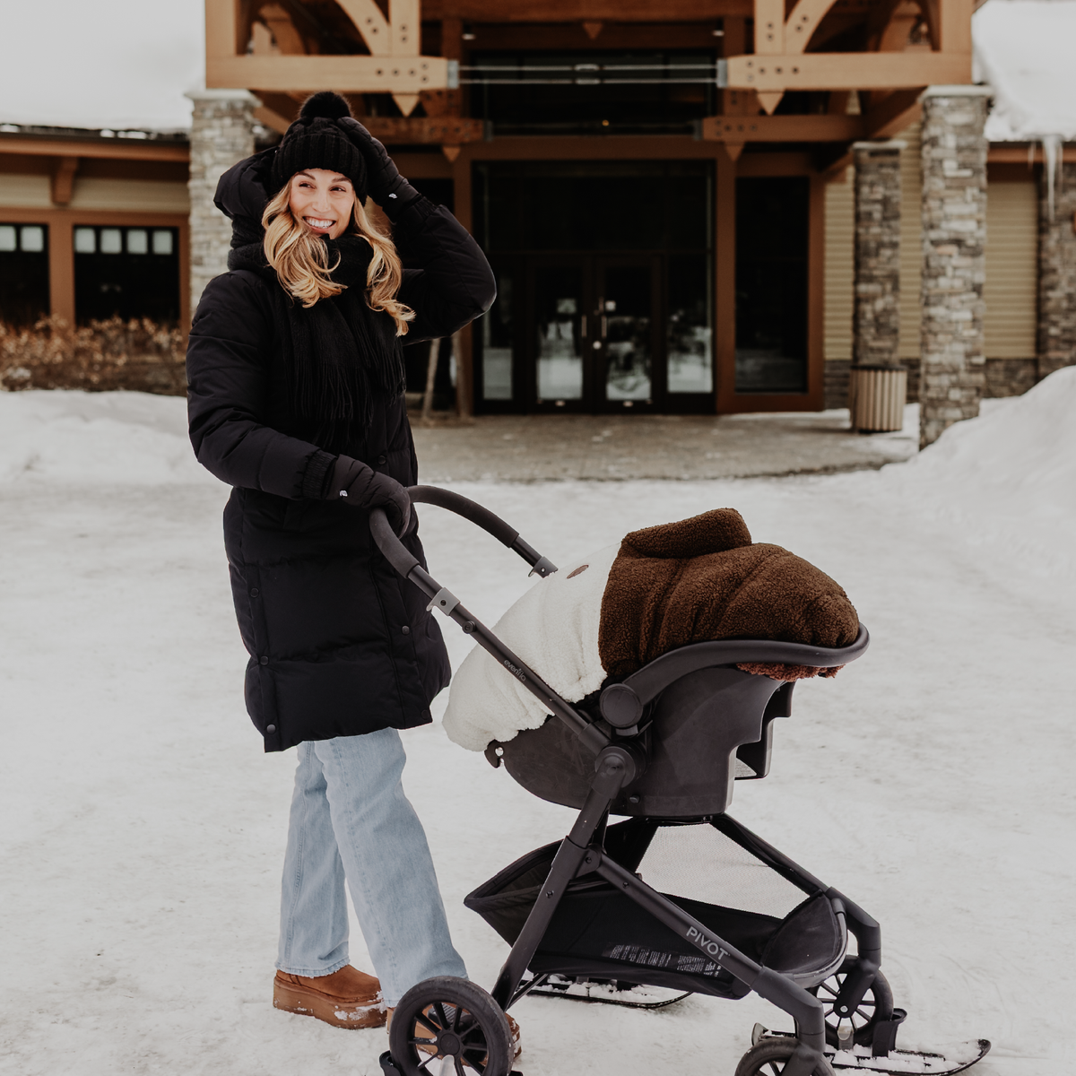 Housse hiver pour siège d'auto - Collection Sherpa (-30°C à 5°C) Petit Coulou
