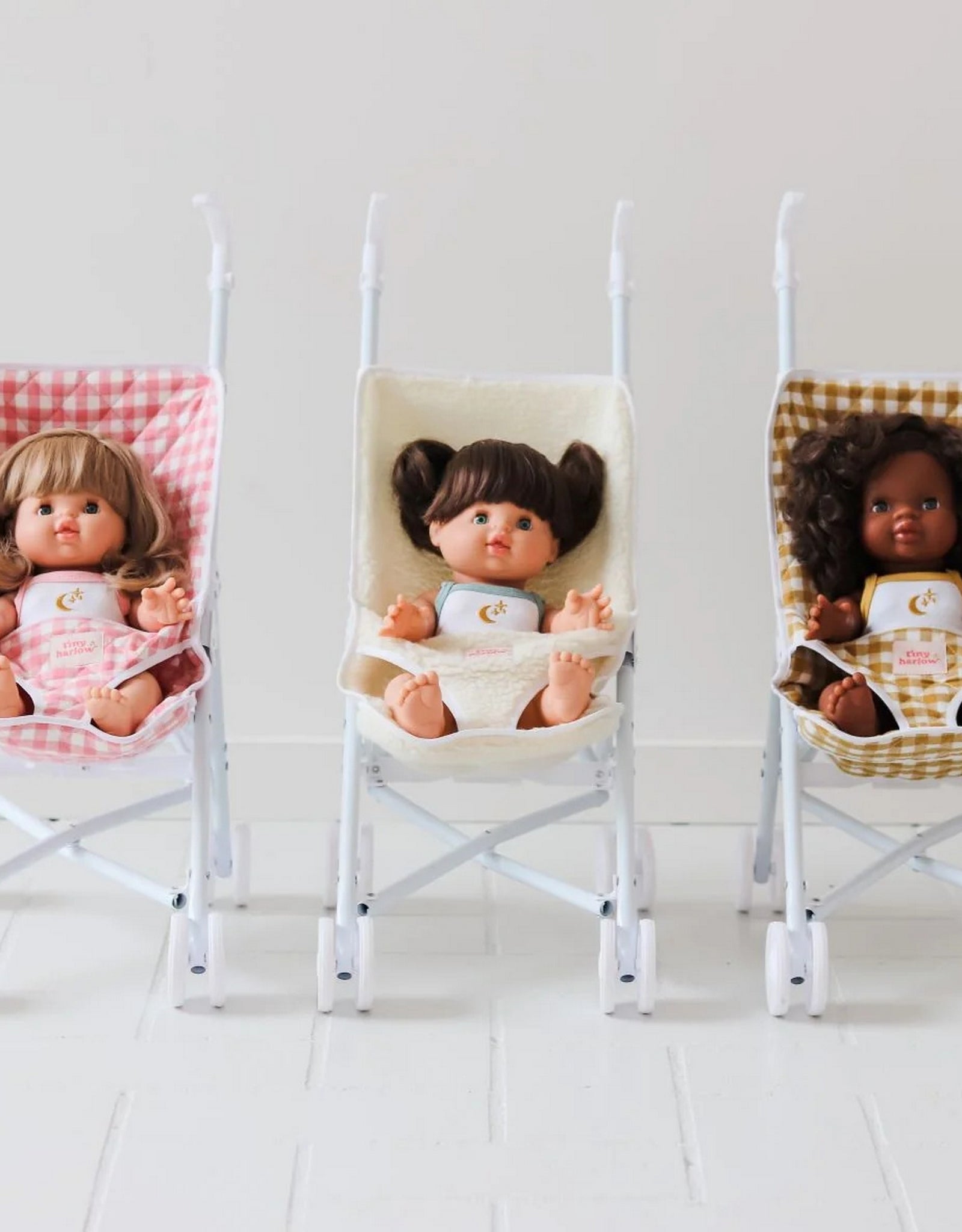 Doll stroller - Mustard - Tiny Harlow