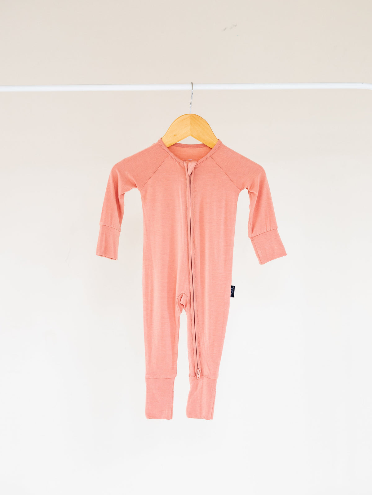 Roseate Bamboo Convertible Zippered Romper Lulush The Label Kids Clothing