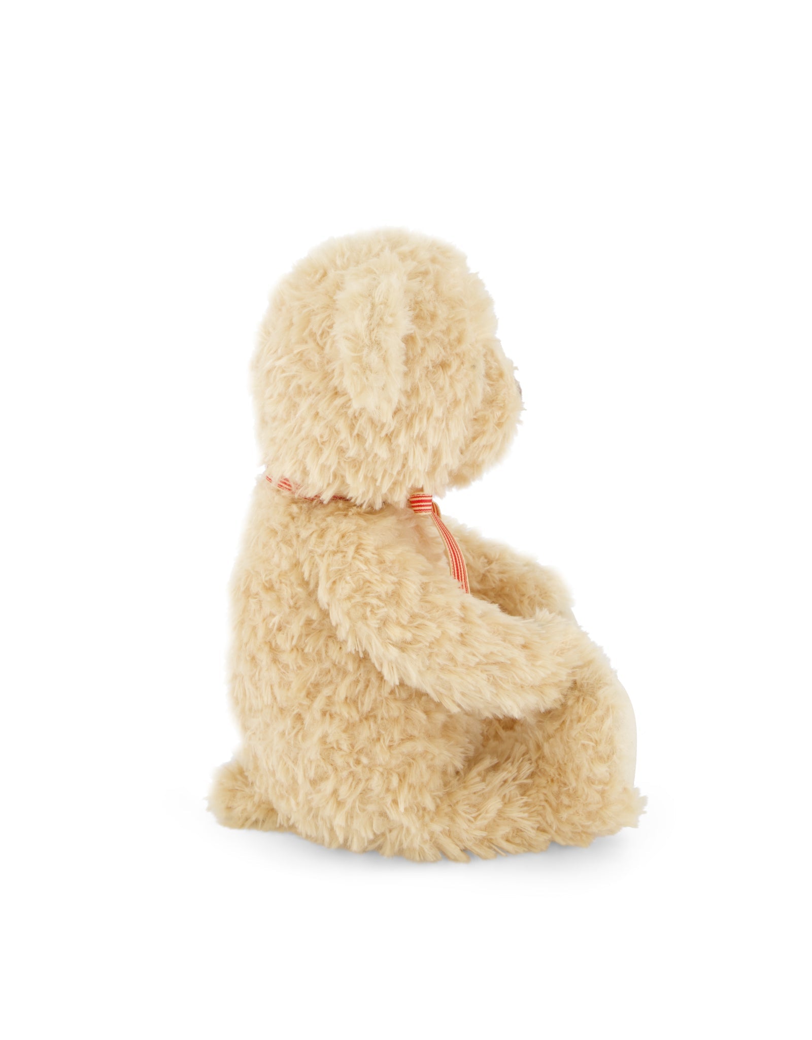 Plush - Arthur the Bear - With red stripe ribbon bow - Snuggle Bunnies