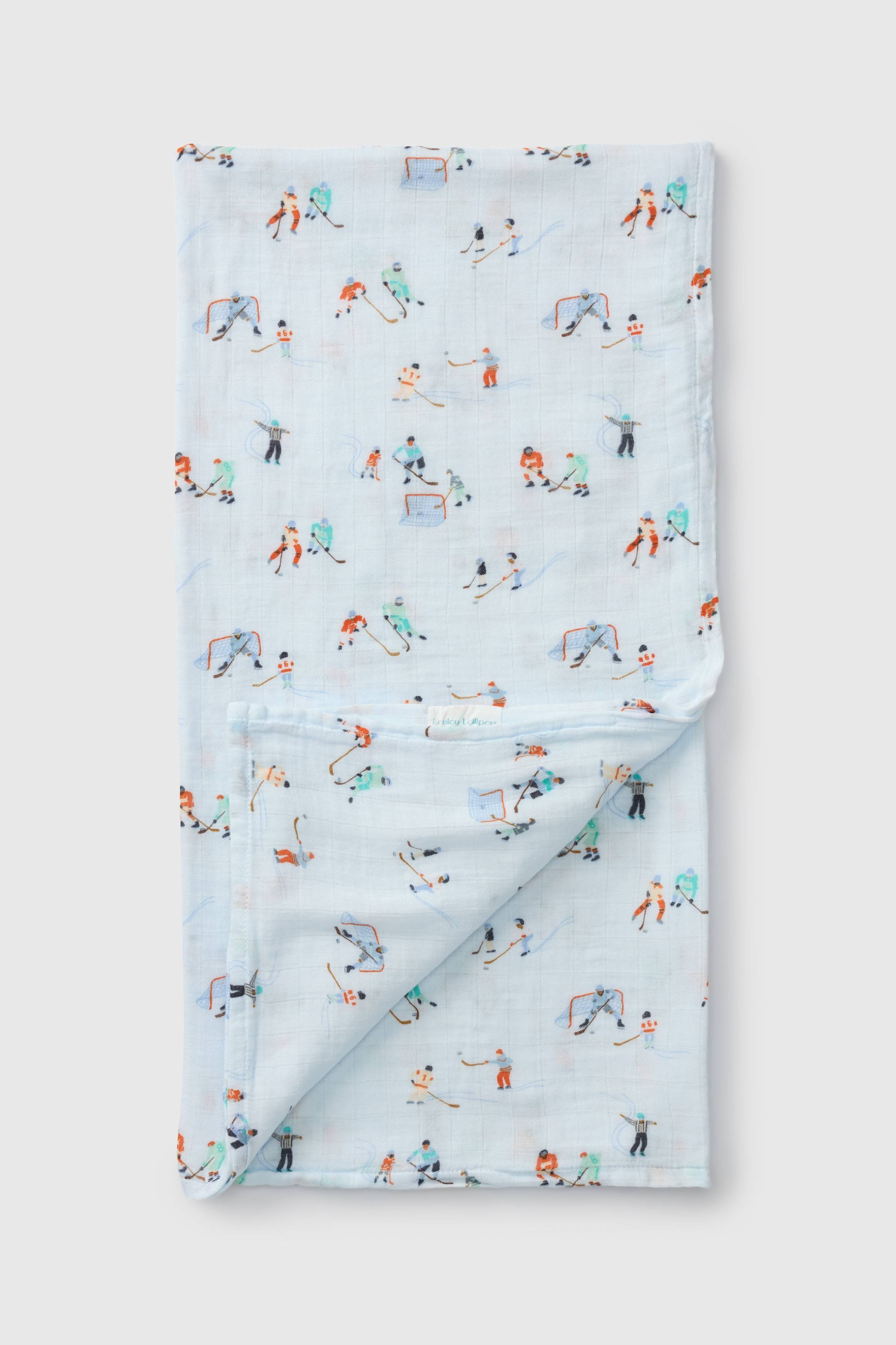 Muslin Swaddle - Ice Hockey