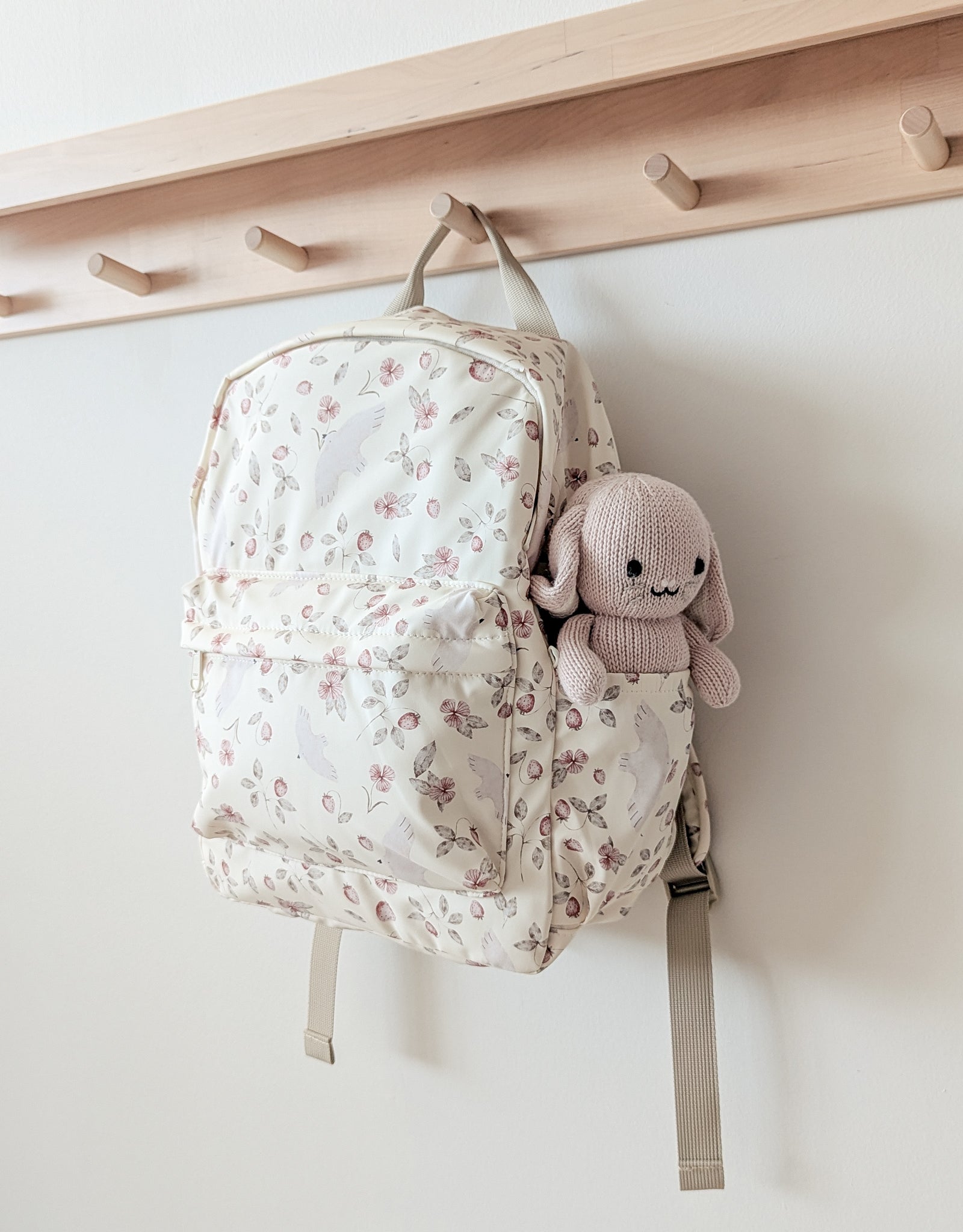 Mini backpack - Flowers and birds - Menoum