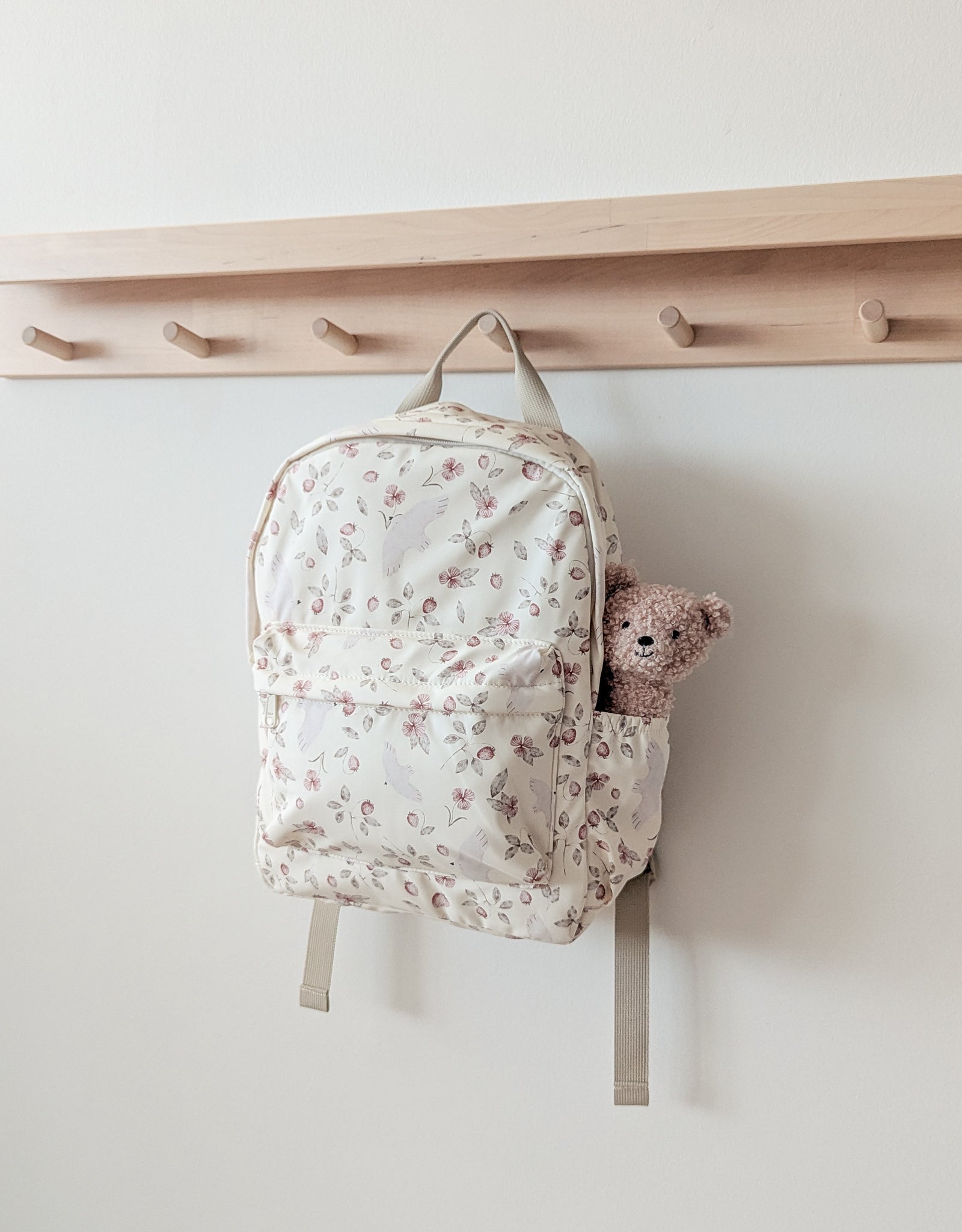 Mini backpack - Flowers and birds - Menoum
