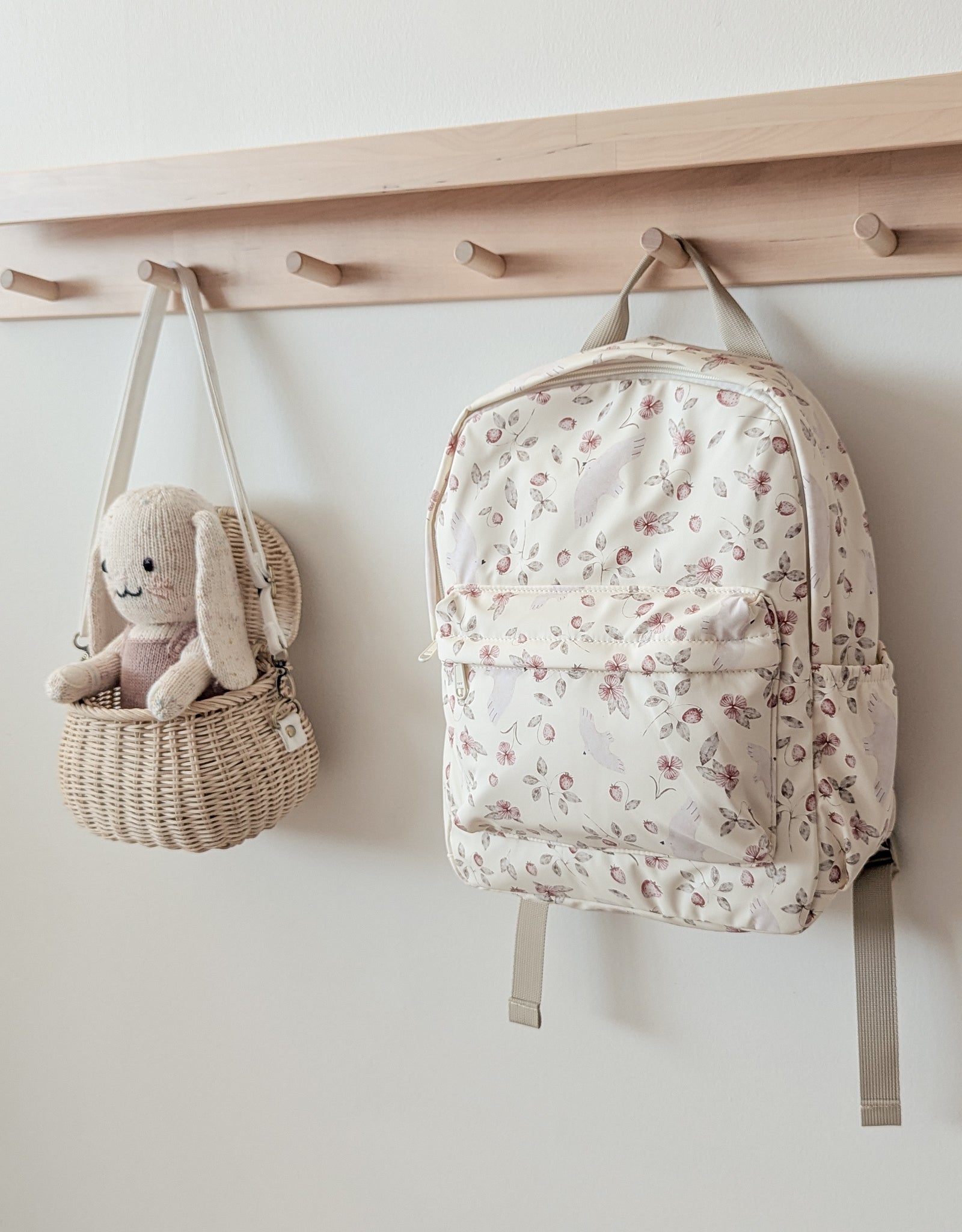 Mini backpack - Flowers and birds - Menoum