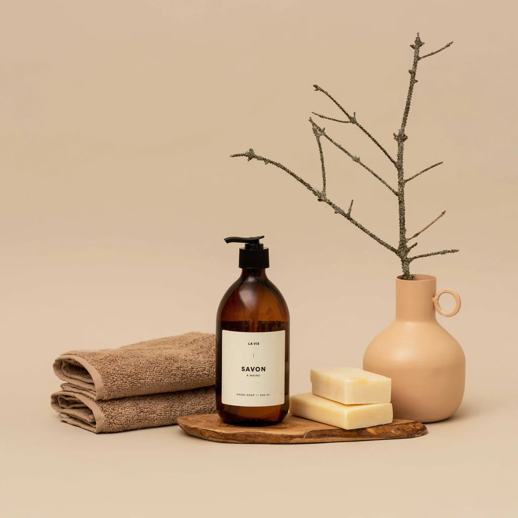 "Cypress-Petitgrain" hand soap from La Vie Apothicaire