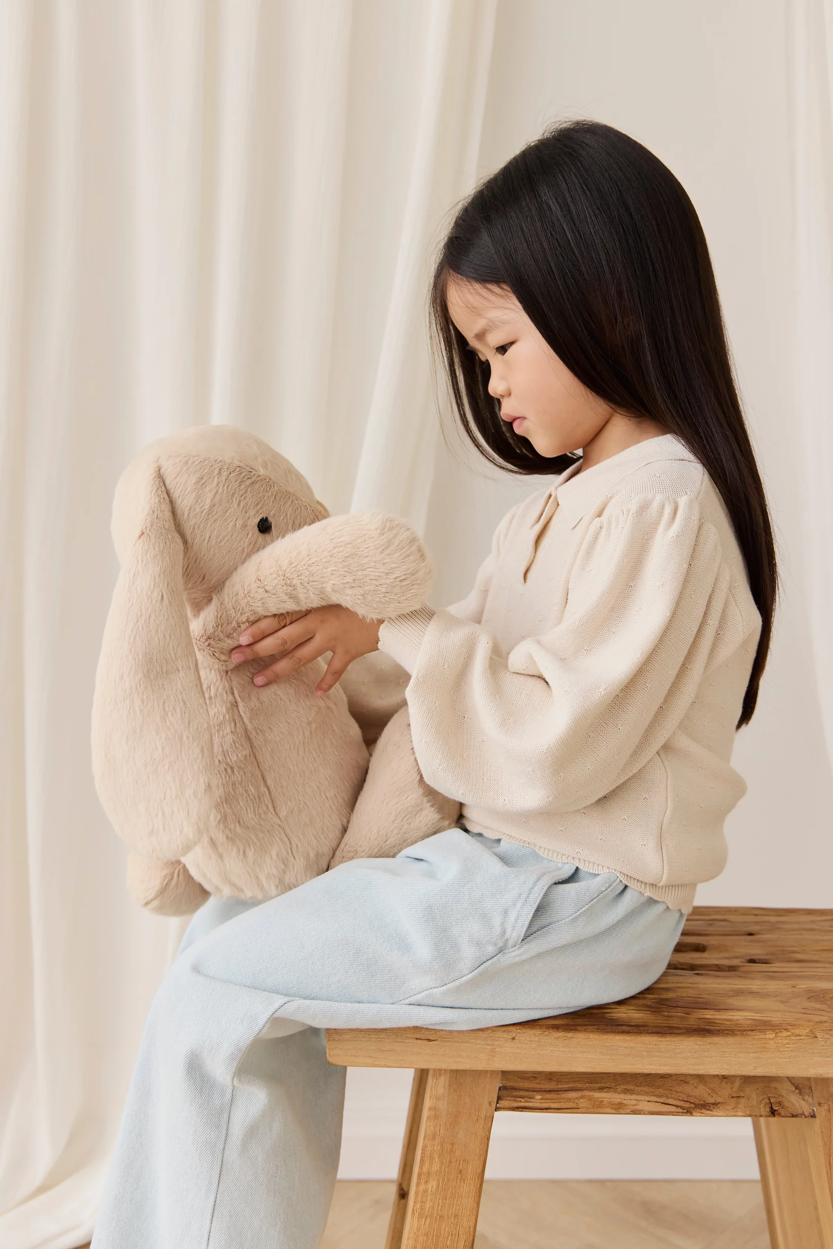 Plush - Penelope the Bunny 45cm - Caramel - Snuggle Bunnies
