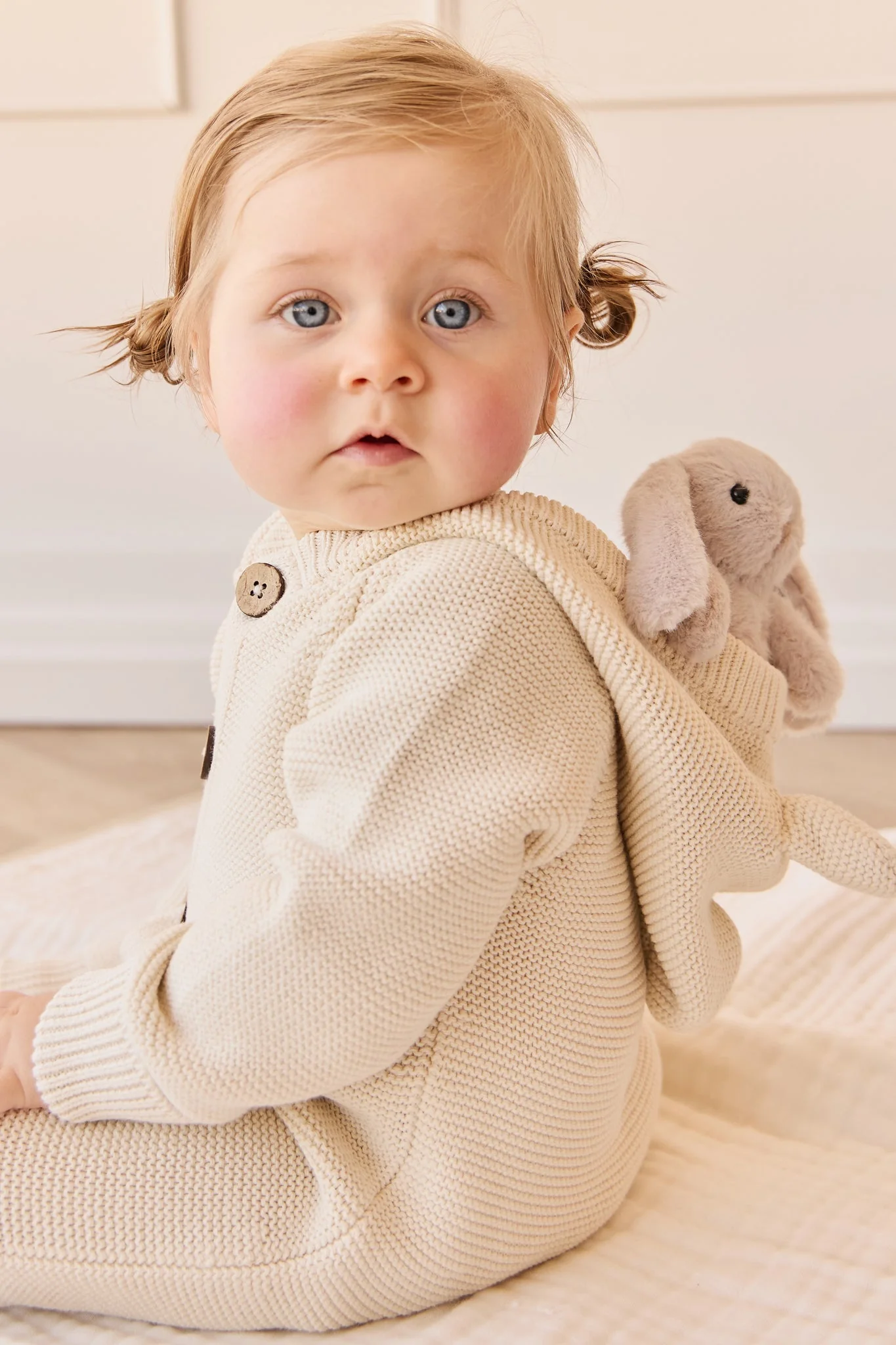 Plush - Penelope the bunny 15cm - Beige - Snuggle Bunnies