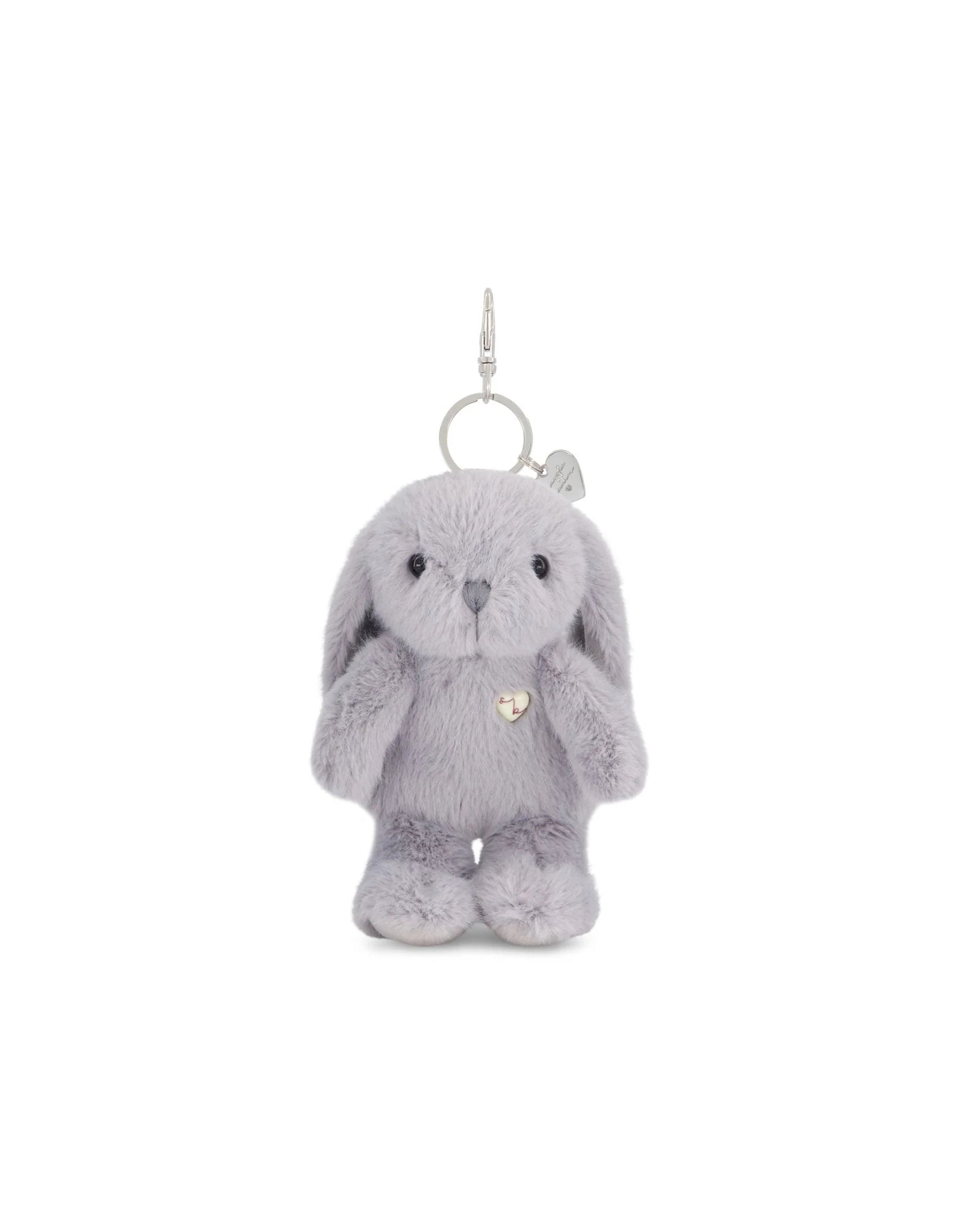 Keyring - Penelope the bunny - Silver - Snuggle Bunnies