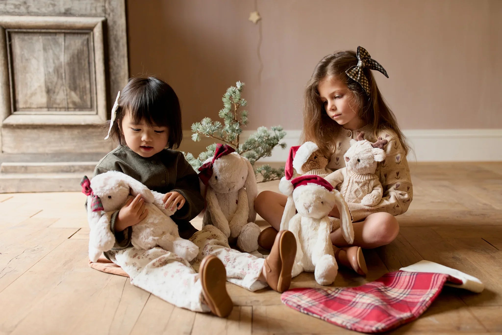 Plush - Penelope the Christmas Bunny - Snuggle Bunnies