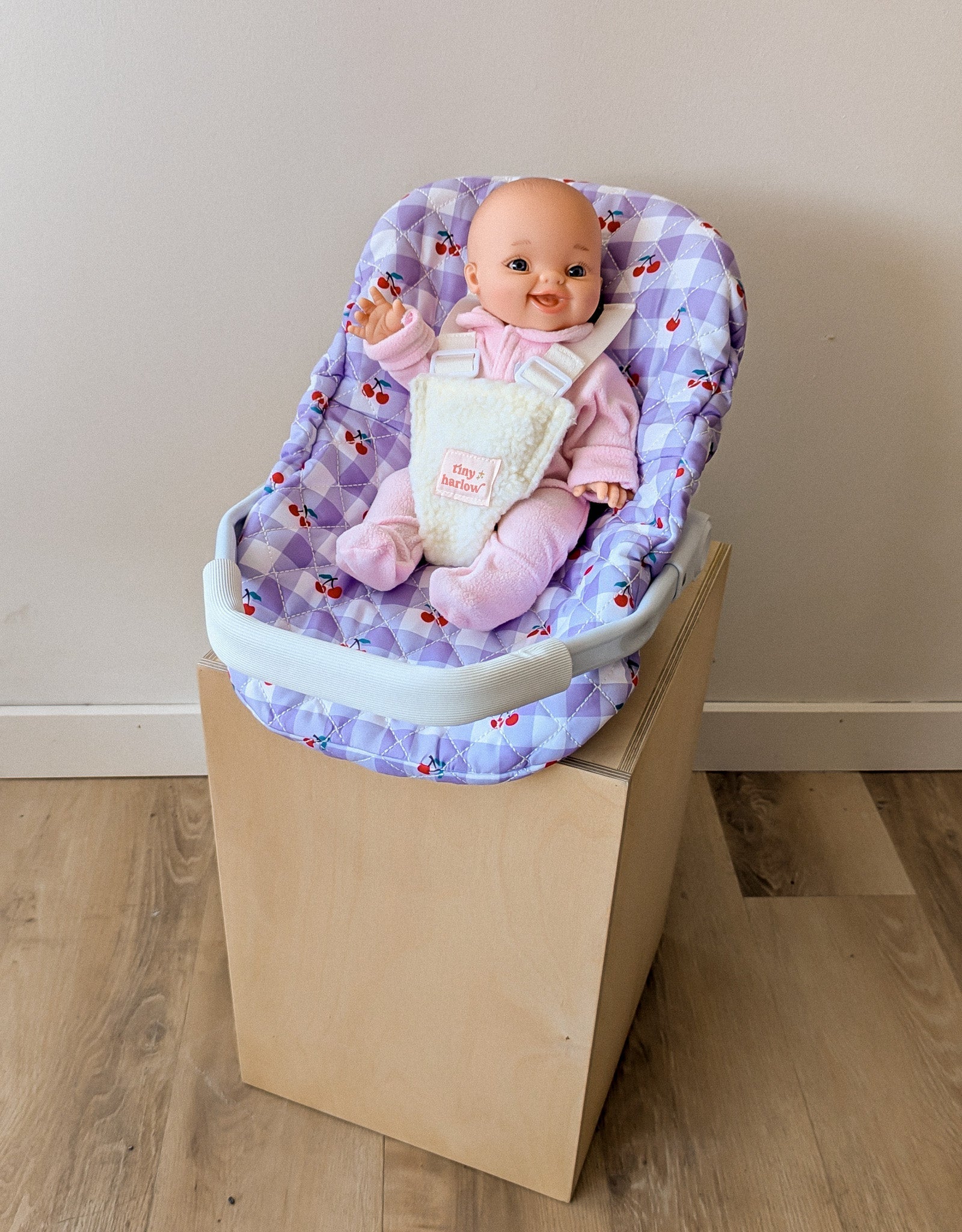 Doll Car Seat - cherry - Tiny Harlow