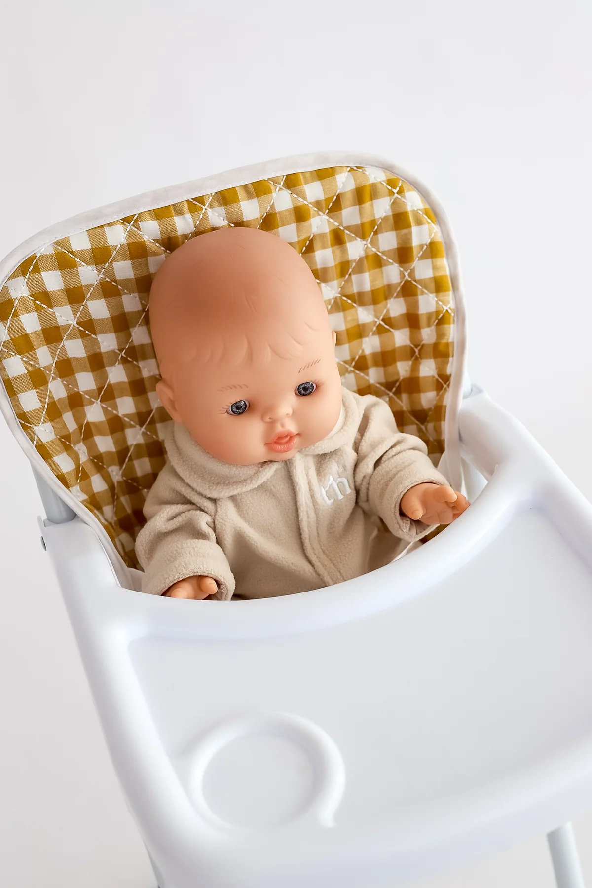 Doll High Chair - Mustard - Tiny Harlow