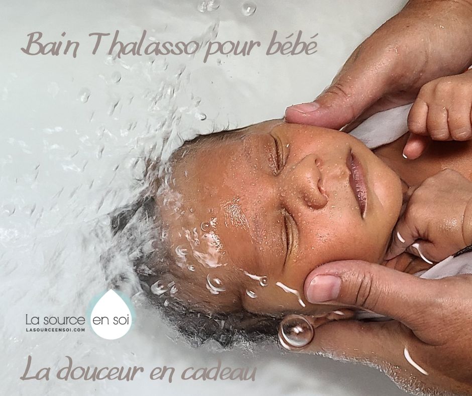Thalasso bath gift card for babies