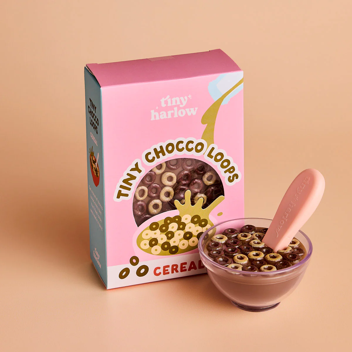 Tiny Tummies Set - Tiny Chocco Loops Cereal Bowl - Tiny Harlow