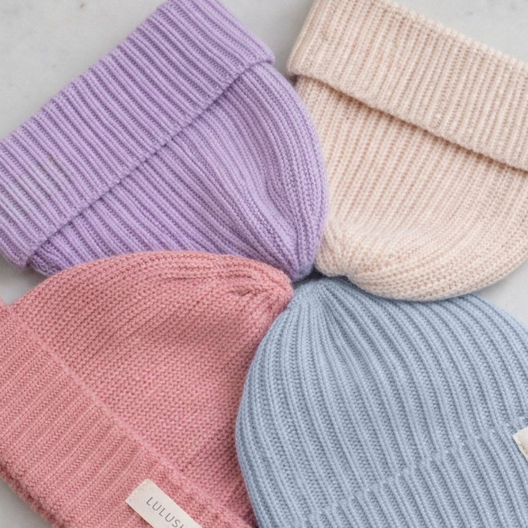 Organic Cotton Beanie/Toque Lulush The Label Kids Clothing