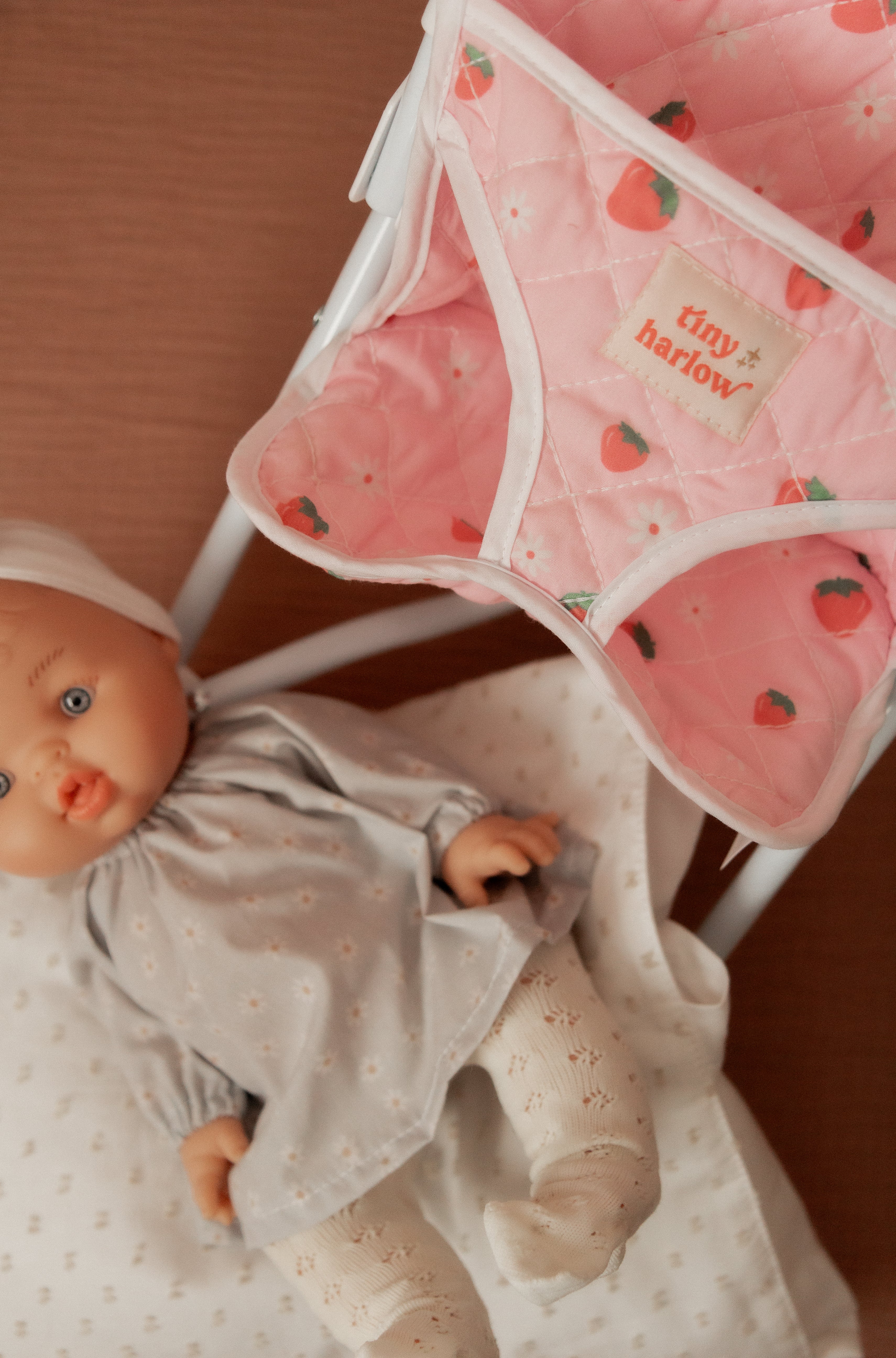 Doll stroller - strawberry - Tiny Harlow