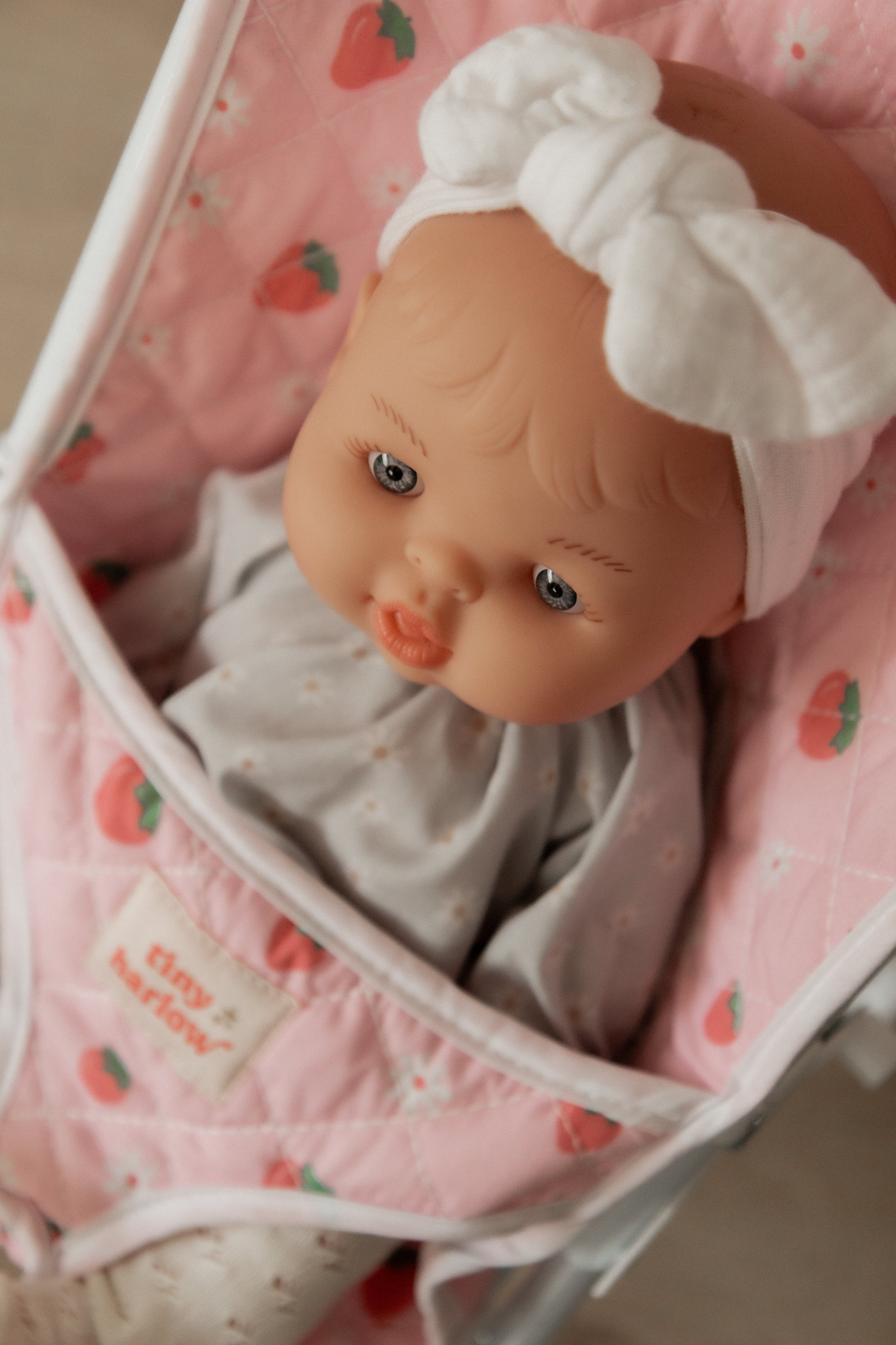 Doll stroller - strawberry - Tiny Harlow