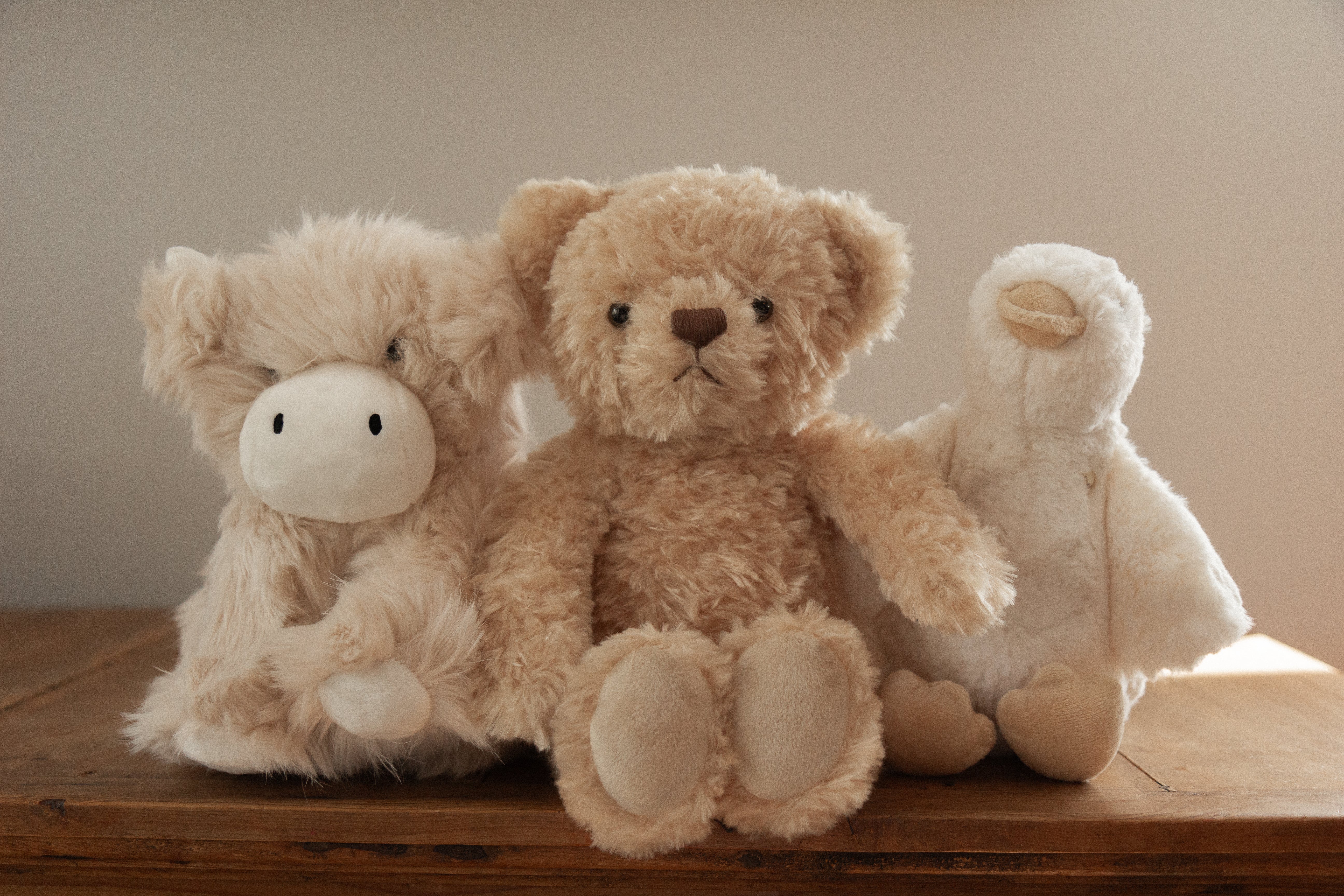 Plush - Hilda the Highland Cow - Beige - Snuggle Bunnies