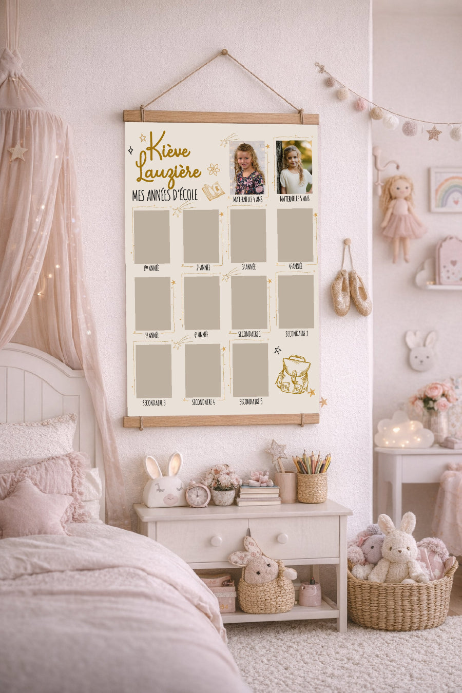 Affiche photos d'école