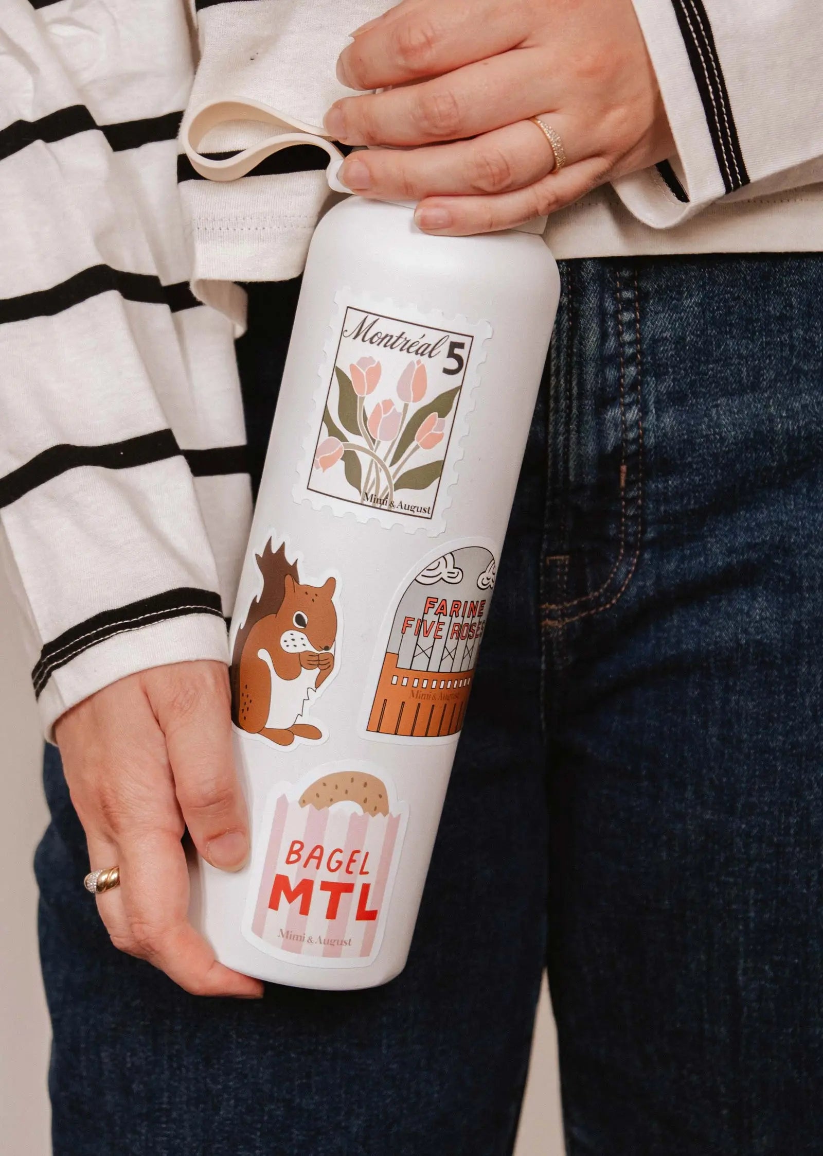 Bagel MTL - Vinyl Sticker Mimi & August
